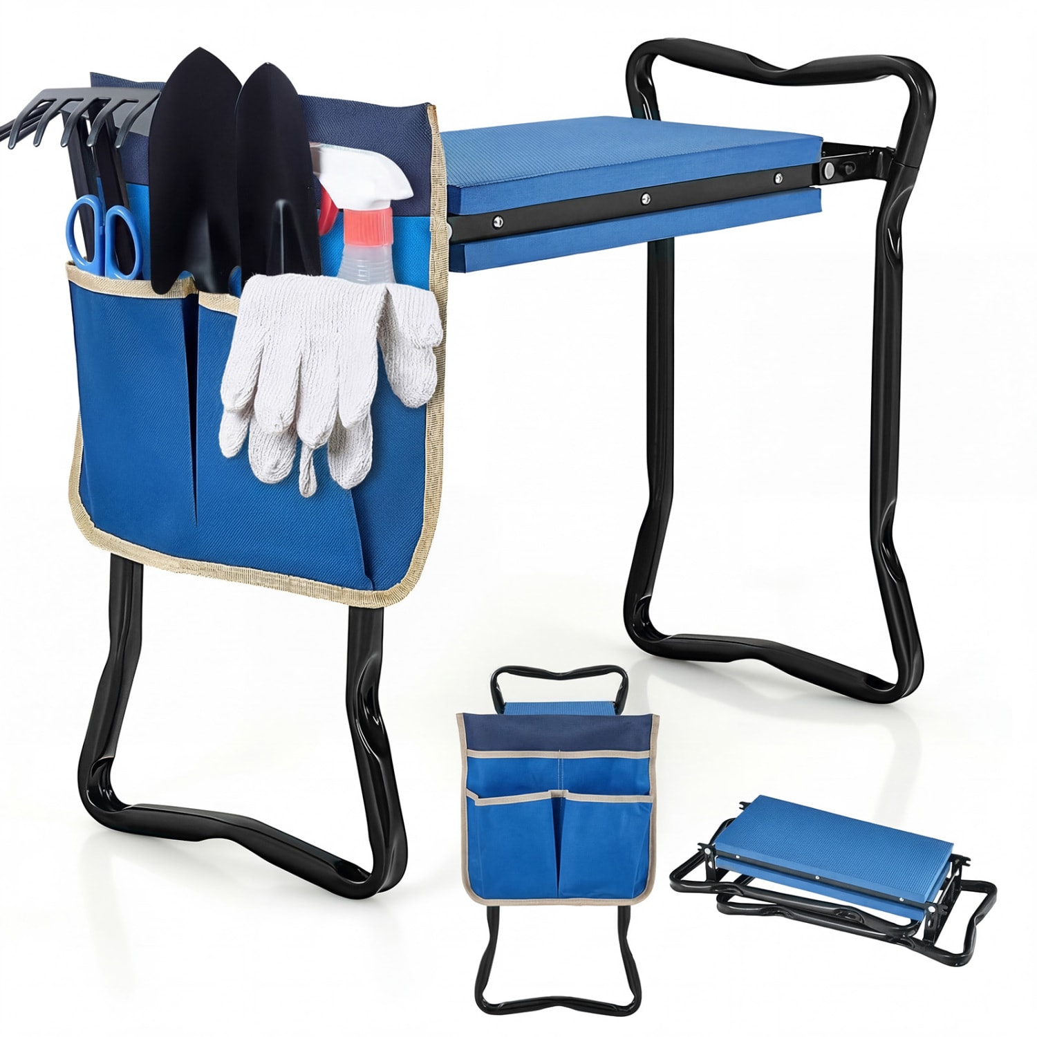 Iseryn Blue 23-in x 11-in Foam Kneeling Pad