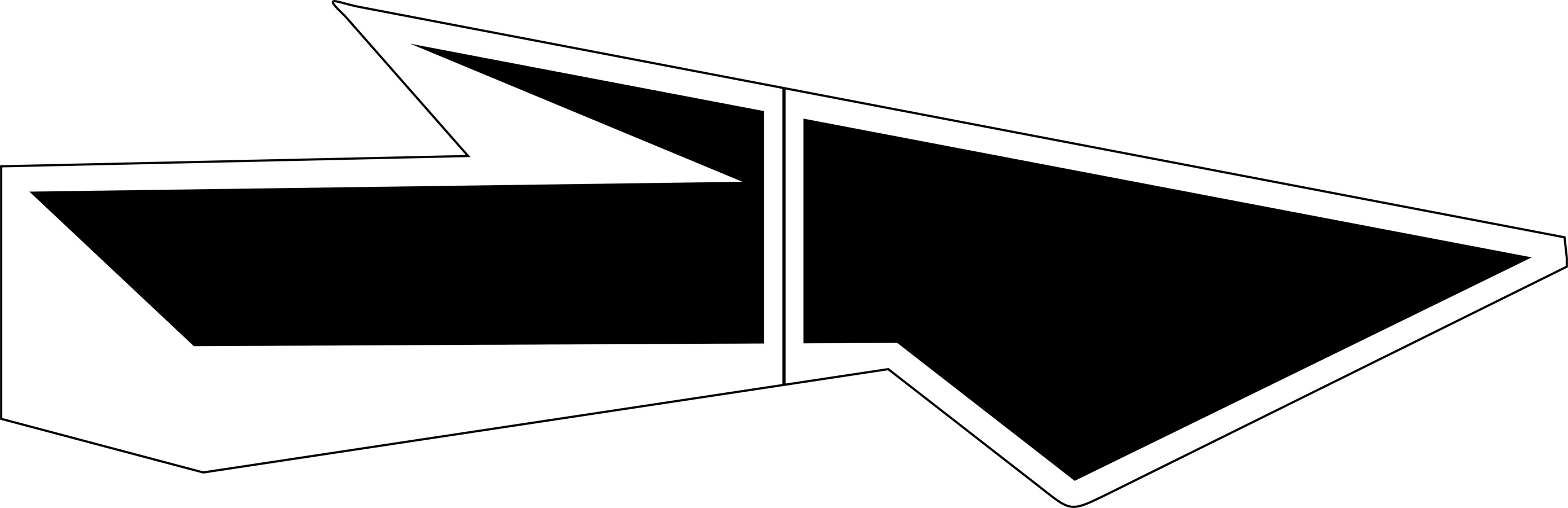 Stencil Ease CC1007A216 60-in x 192-in Plastic Arrow Stencil