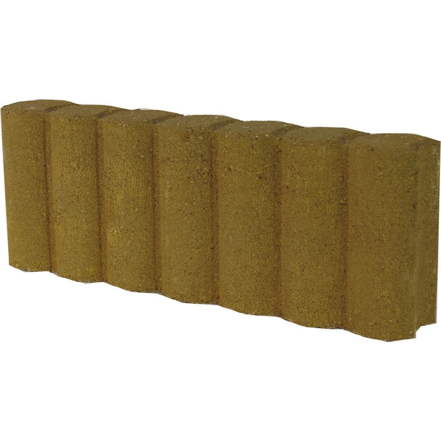  101983 Matt log 16-in L x 3-in W x 6-in H Tan Concrete Straight Edging Stone