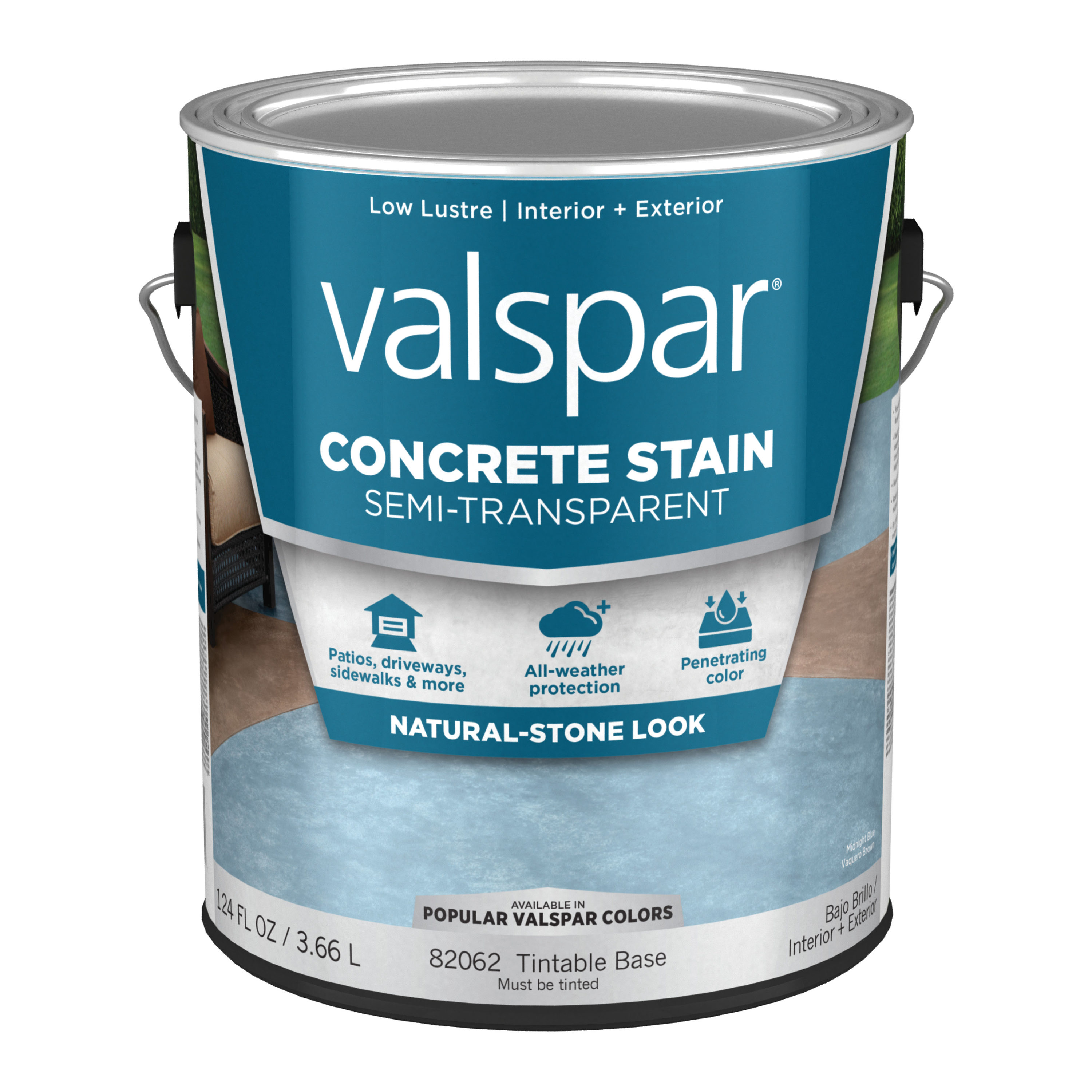 Valspar Tintable Base Semi-transparent Concrete Stain Concentrate in the  Concrete Stains & Sealers department at