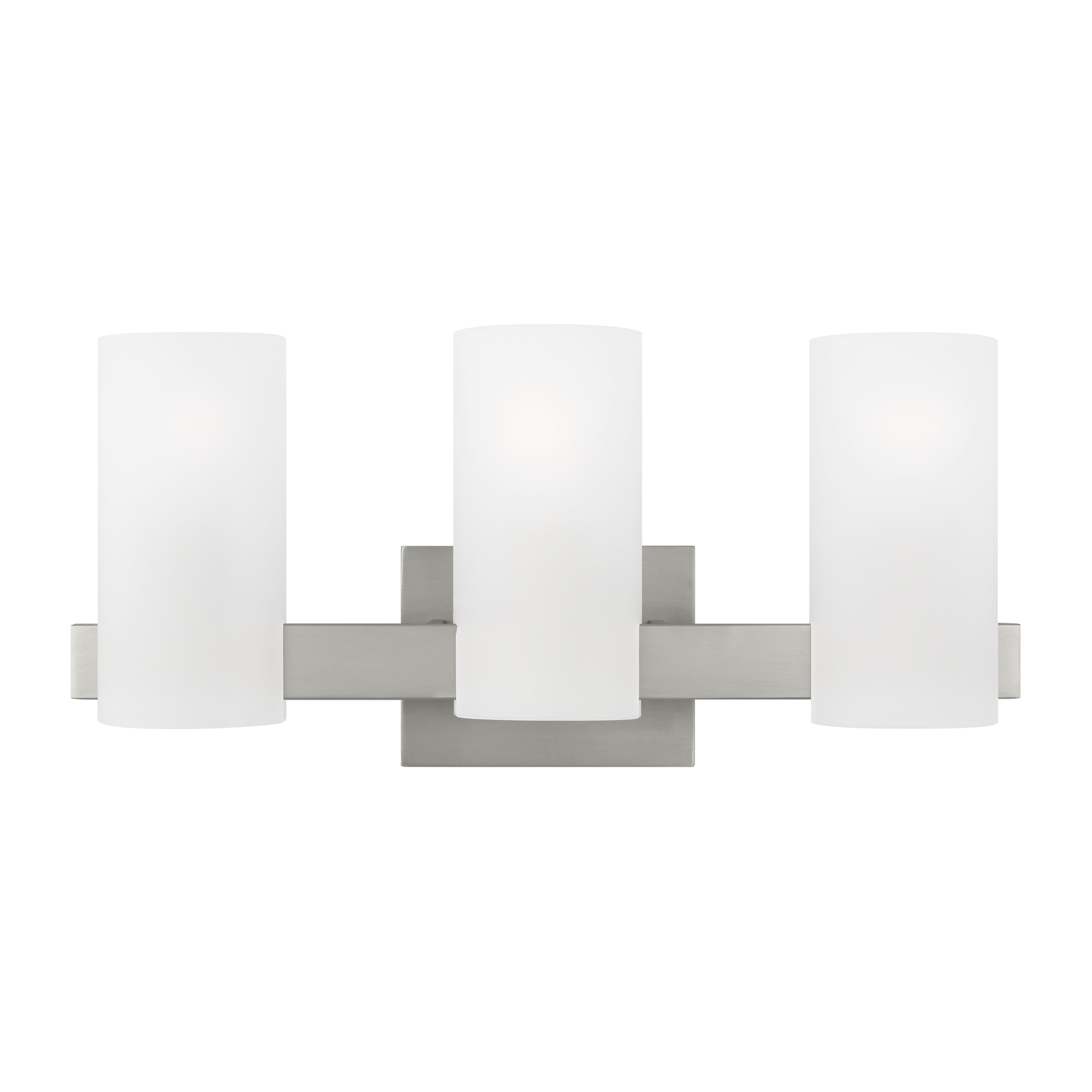 Scott Living DJV1103BS Rhode 19.625-in 3 -Light Brushed Steel Modern/contemporary Vanity light
