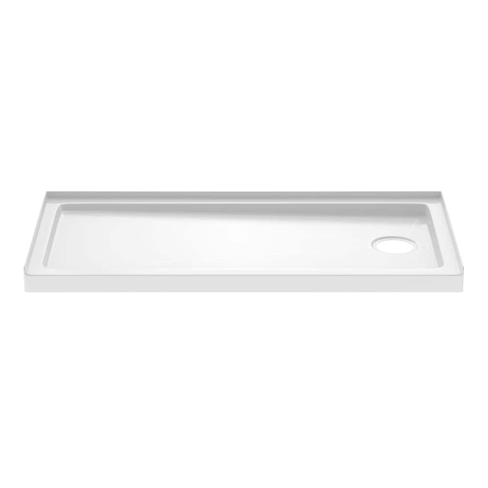 PROFLO  PFSBA6030R Hammond 60 Inch x 30 Inch Rectangular Shower Base with Single Threshold and Right Drain