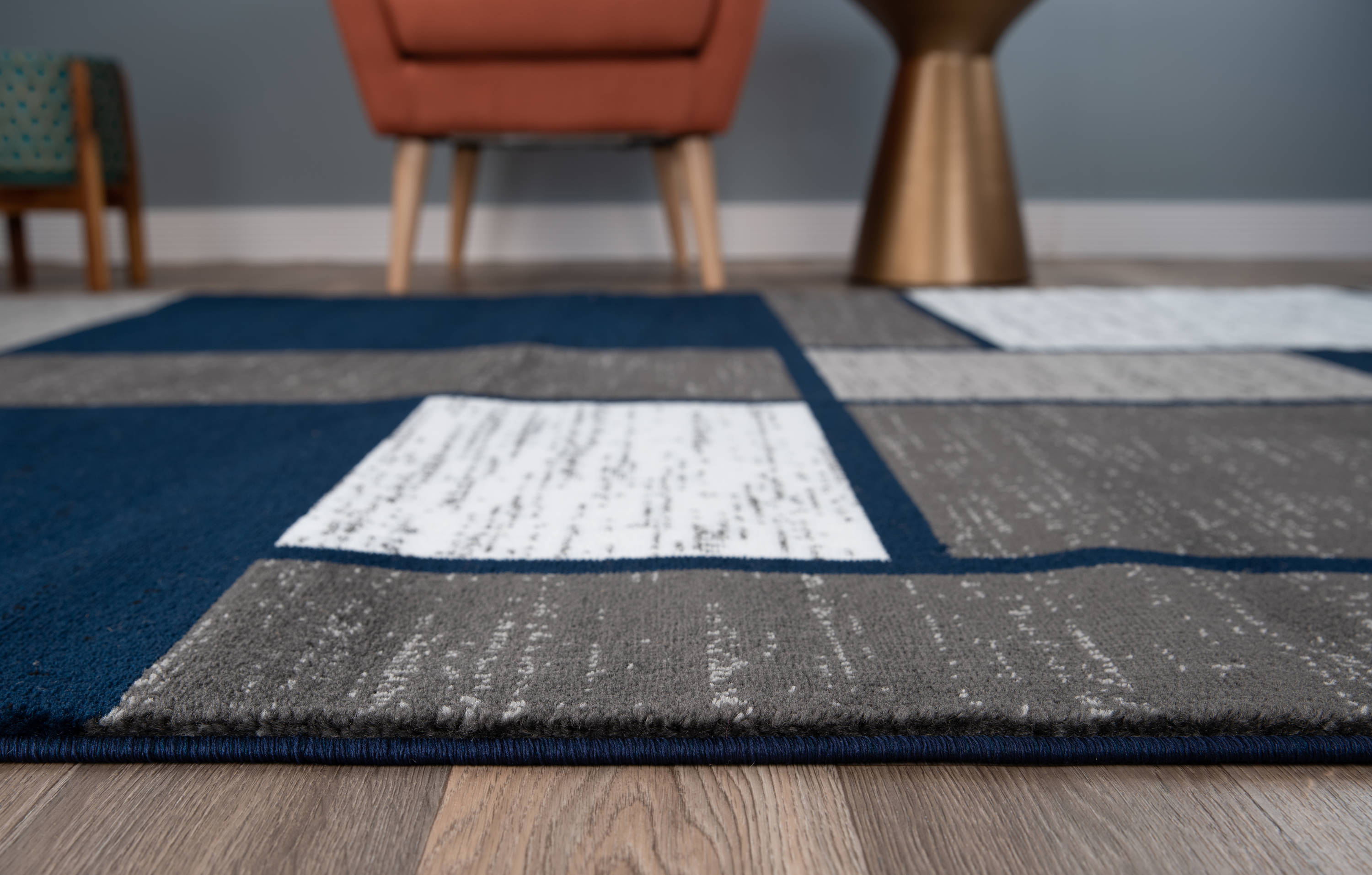World Rug Gallery 106NAVY2X3 rugs - View #3