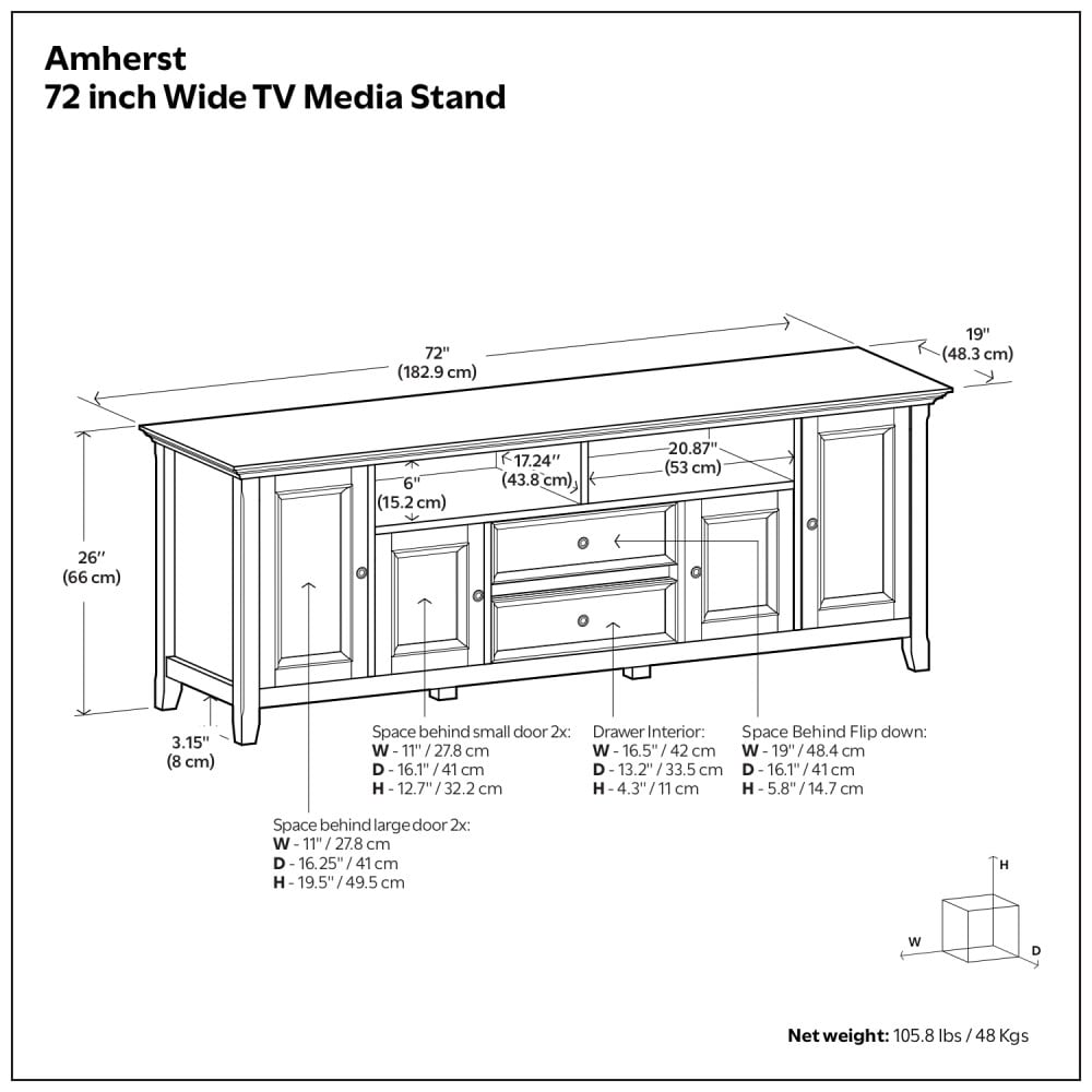 Simpli Home AXCAMH72-LGB Tv-Stands - View #13