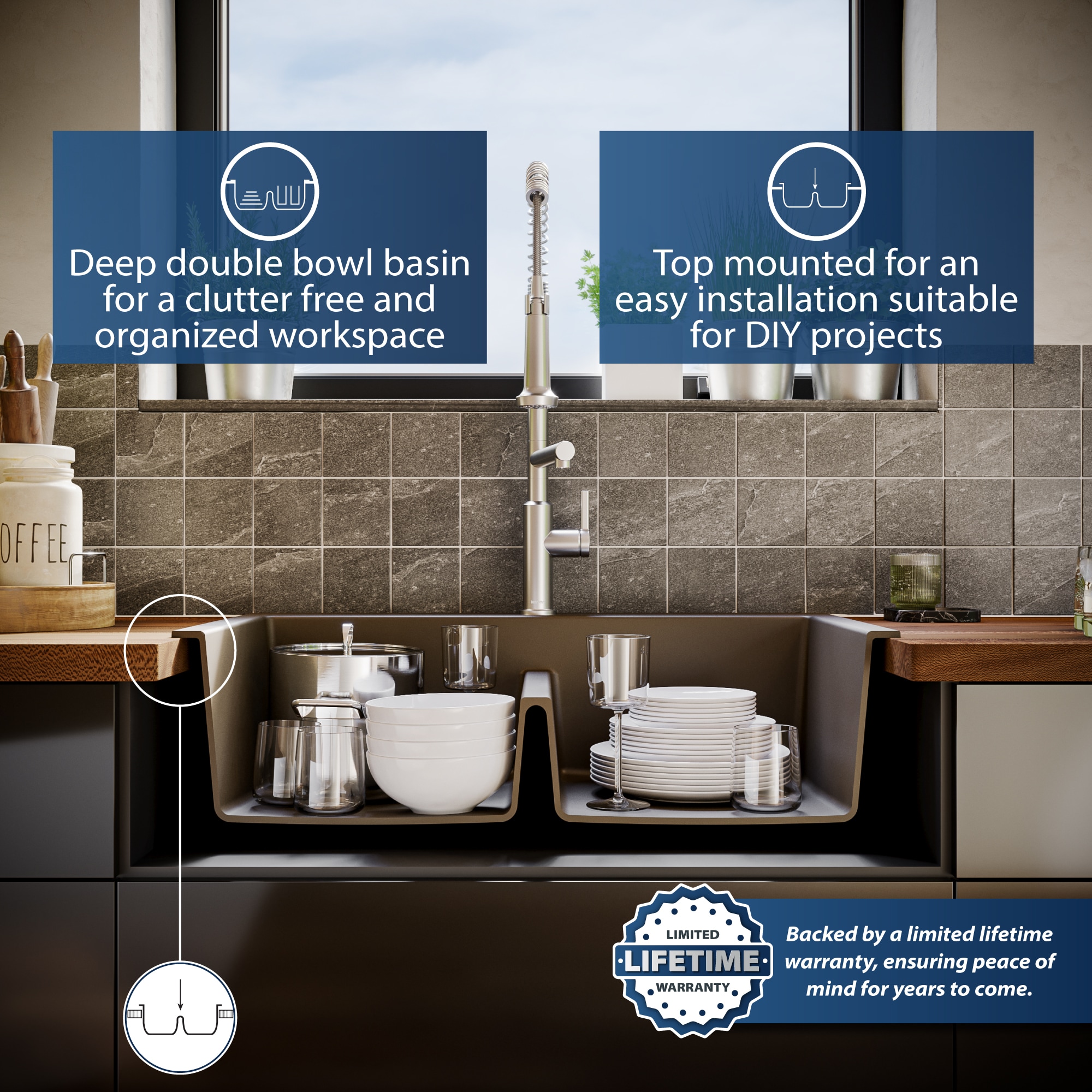 Karran QT-810-BR Kitchen-Sinks - View #4