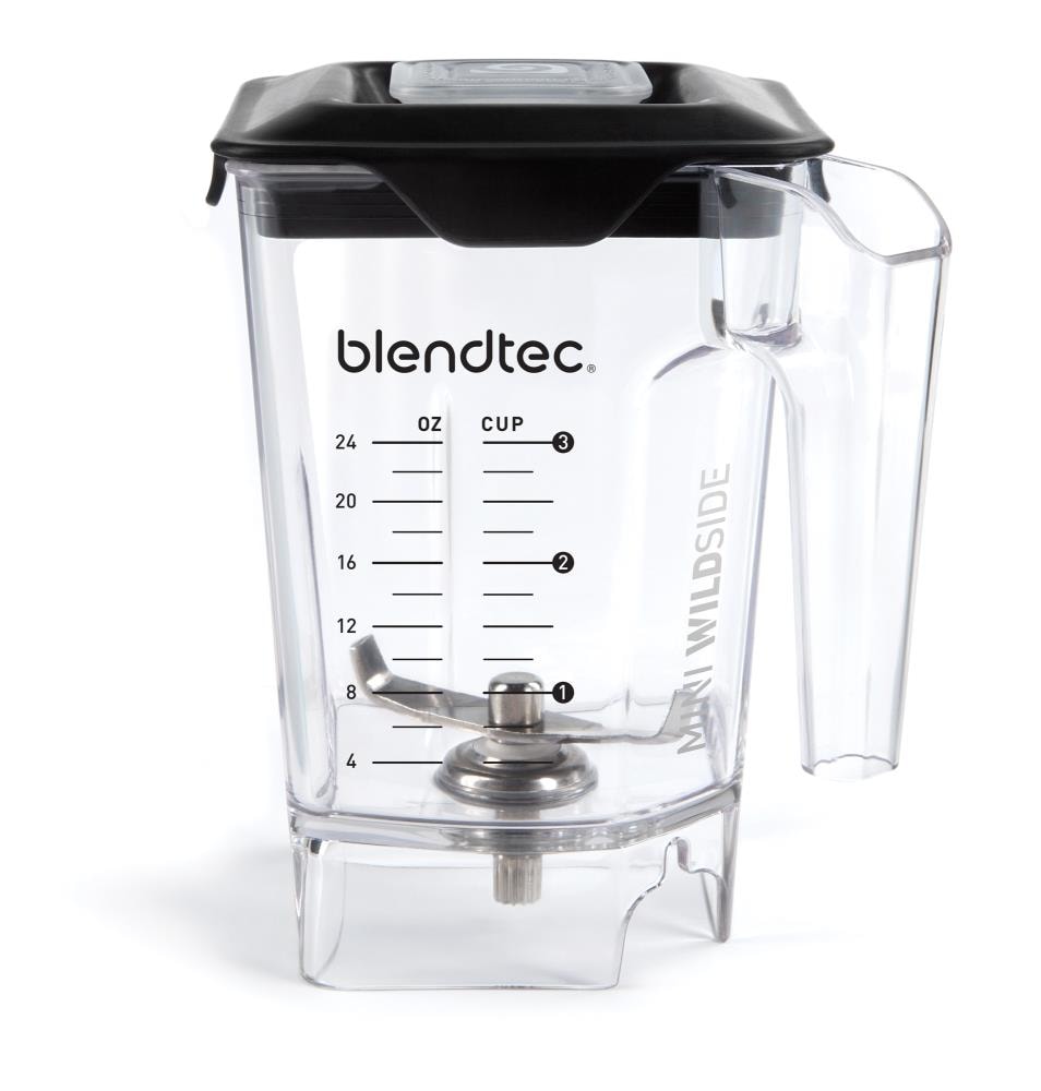 Mini WildSide (46 oz) Clear Blender Cup - BPA-Free - Dishwasher-Safe - All Metal Drive - Personalized Jar | - Blendtec 40-642-50