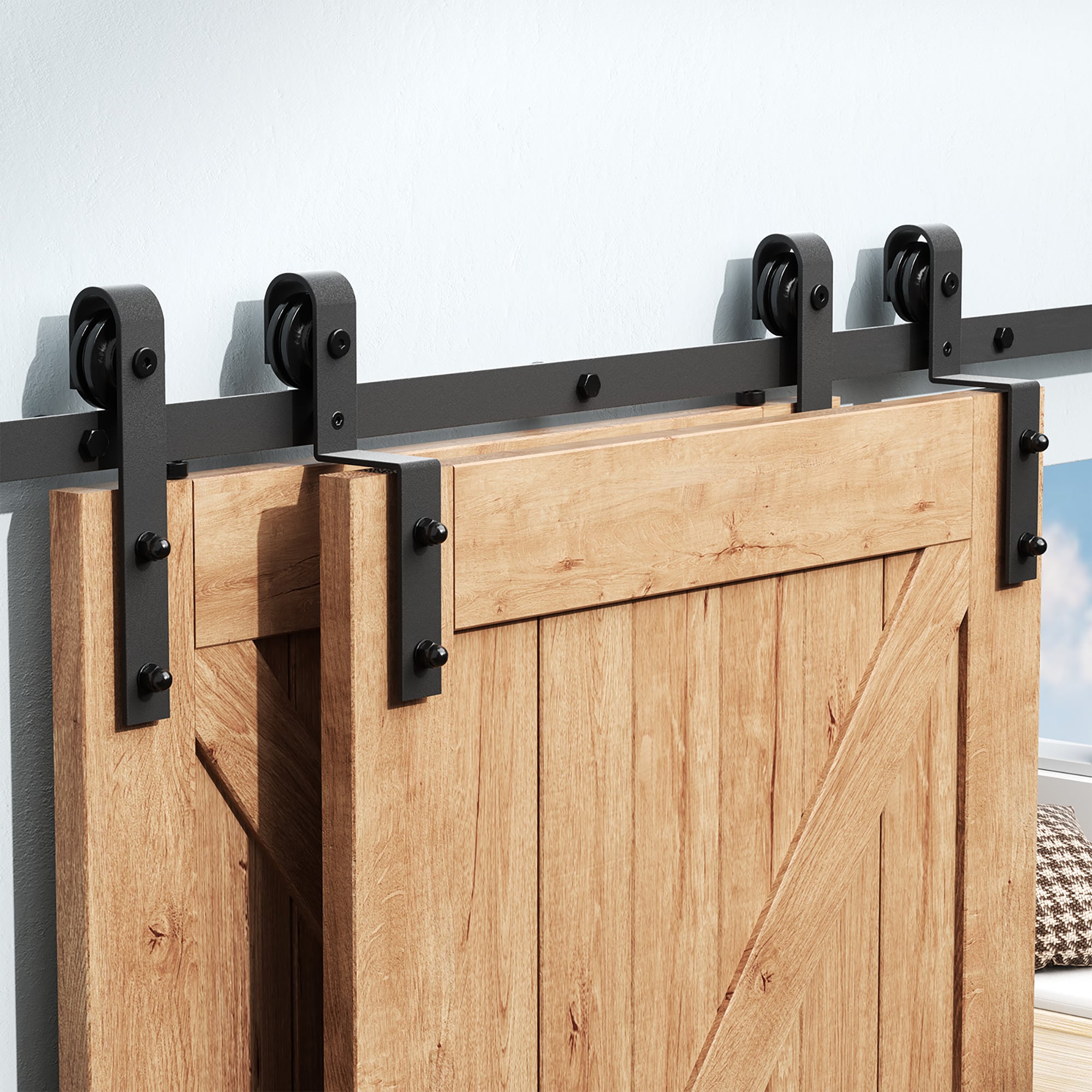 Clihome HL-U2030108100 Barn-Door-Roller-Kits - View #5