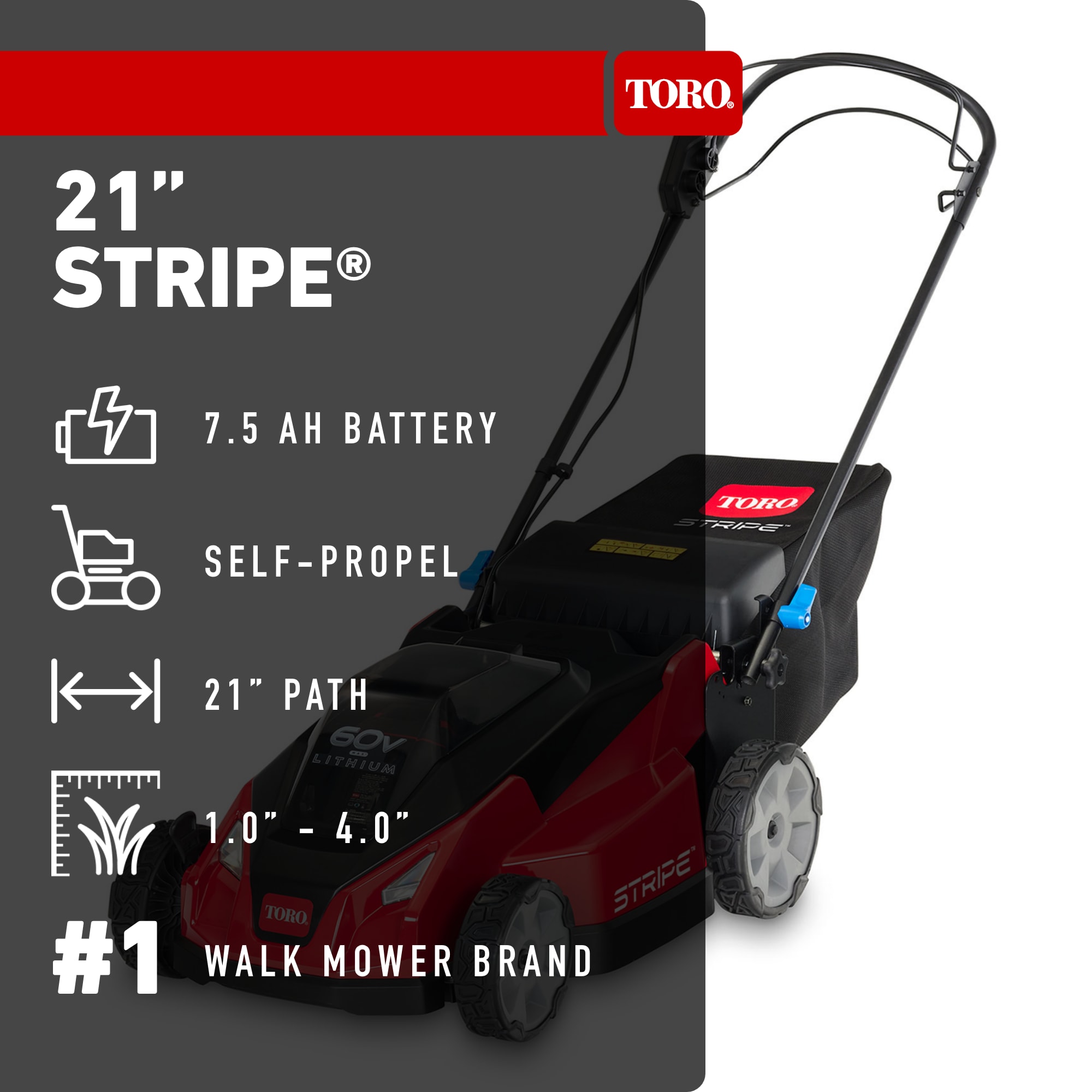 Toro 21623 Cordless-Elec-Push-Mowers - View #2