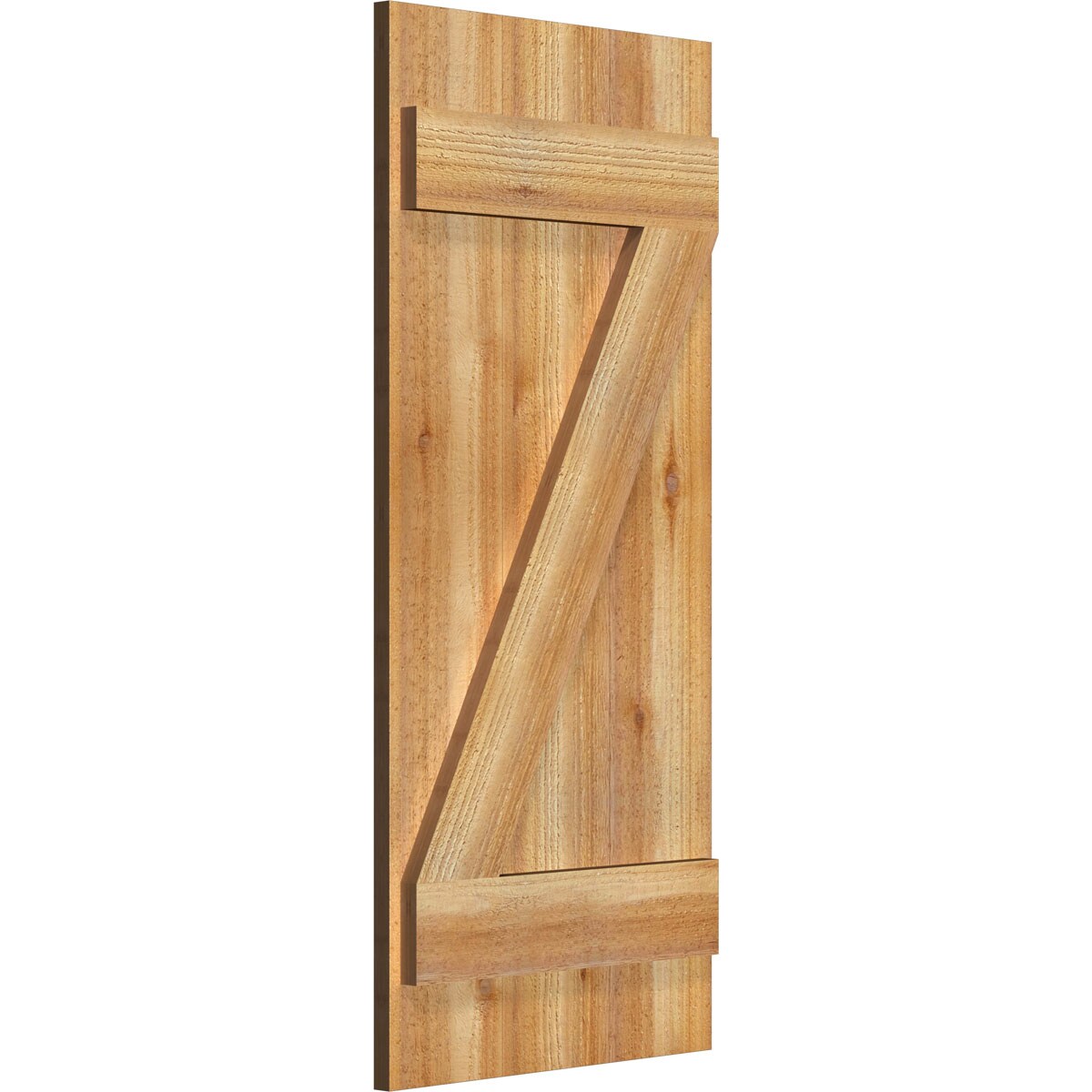 Ekena Millwork RBJ06Z16X036RWR Exterior-Shutters - View #2