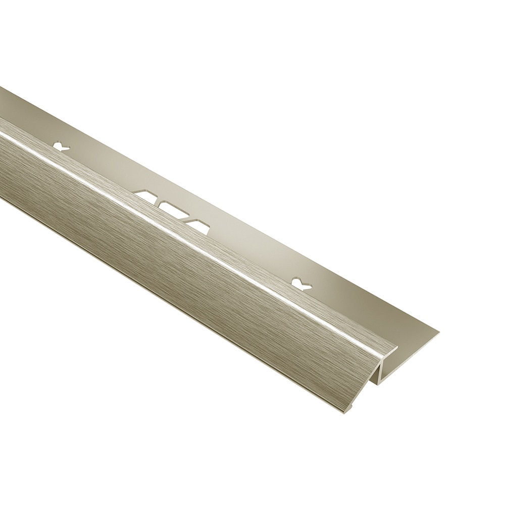 Schluter Systems VPUL85ATGB Vinpro-U Brushed nickel 0.328-in T x 0.328-in W x 98.5-in L Anodized aluminum Reducer