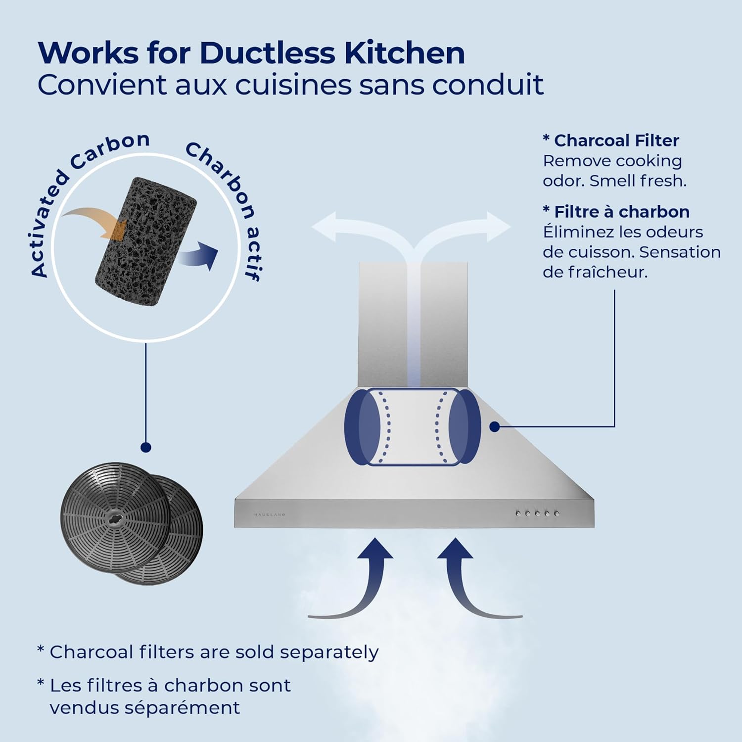 Hauslane WM-530BLK-36B Wall-Mounted-Range-Hoods - Thumbnail View #5