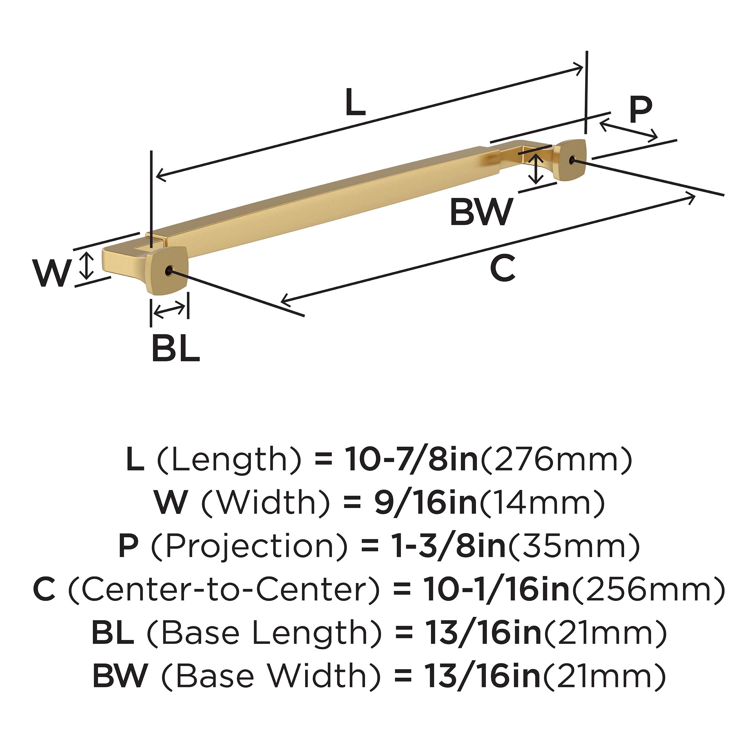 Amerock BP37400CZ Cabinet-Pulls - View #5