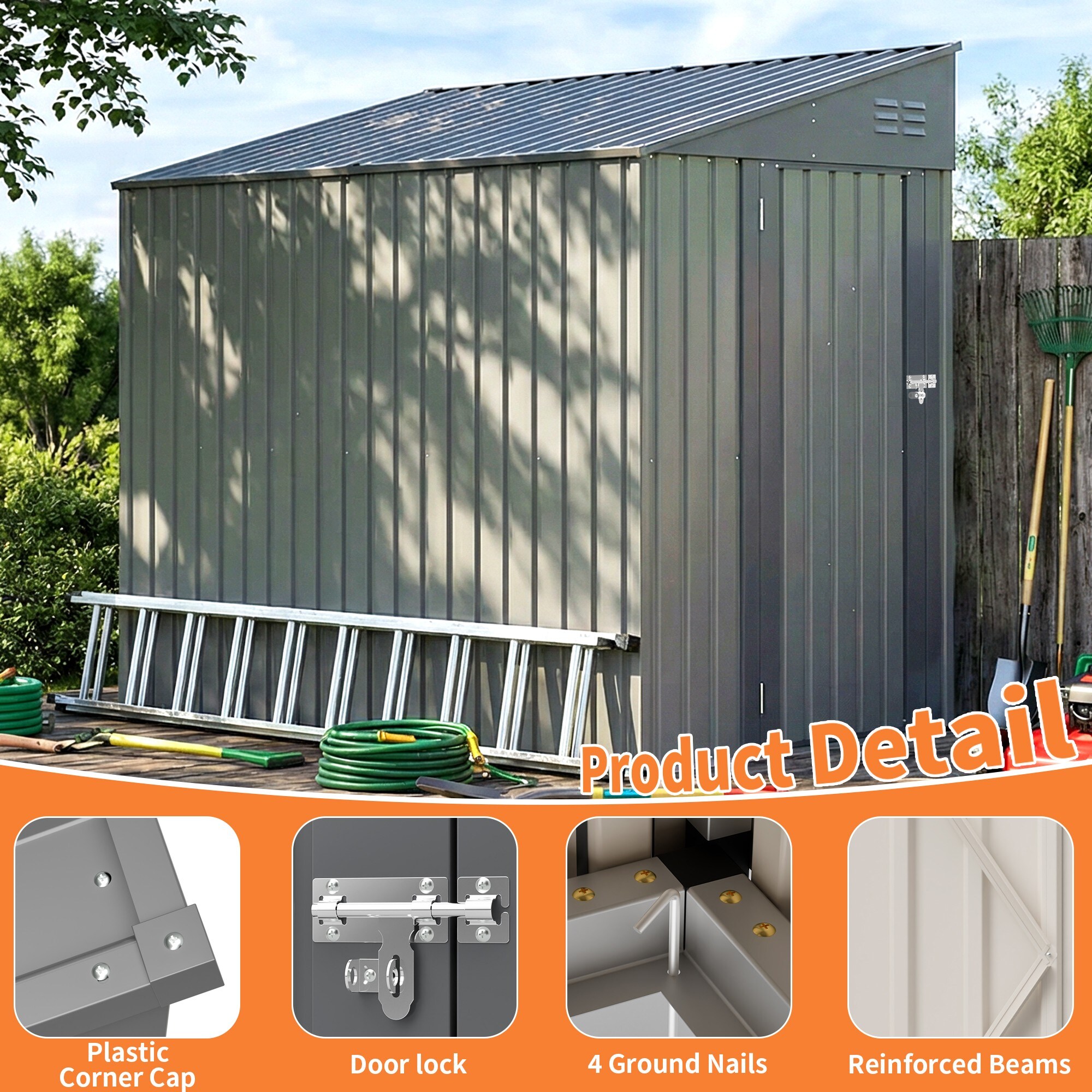 ToolCat LS1-69-HW Metal-Storage-Buildings-Sheds - View #5
