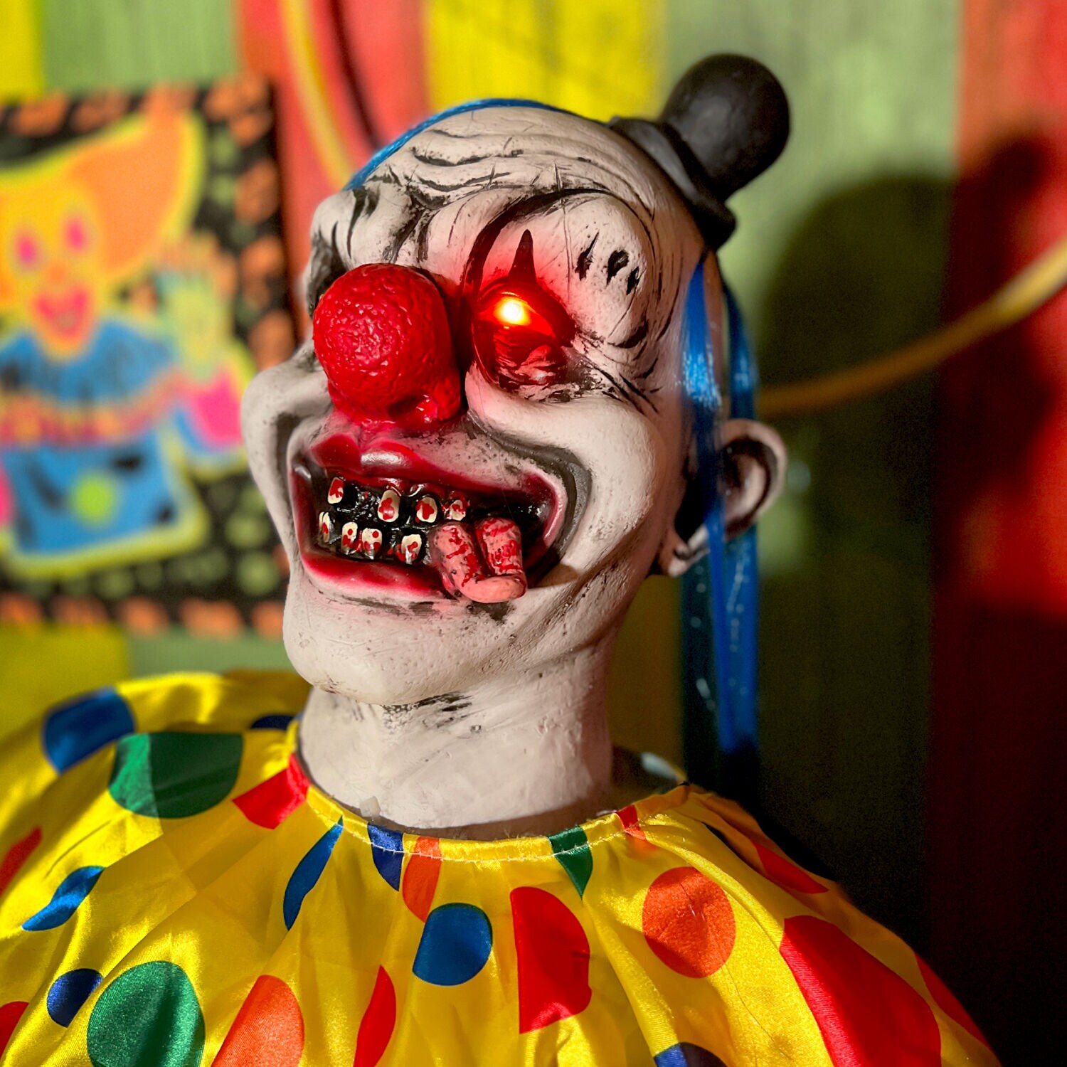 Haunted Hill Farm HHTRIBKCLOWN-1FLSA Halloween-Animatronics - View #10