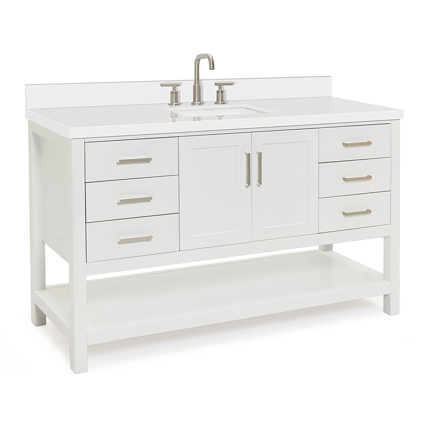 ARIEL S061SWQRVOWHT Bath-Vanity-Combo - View #3