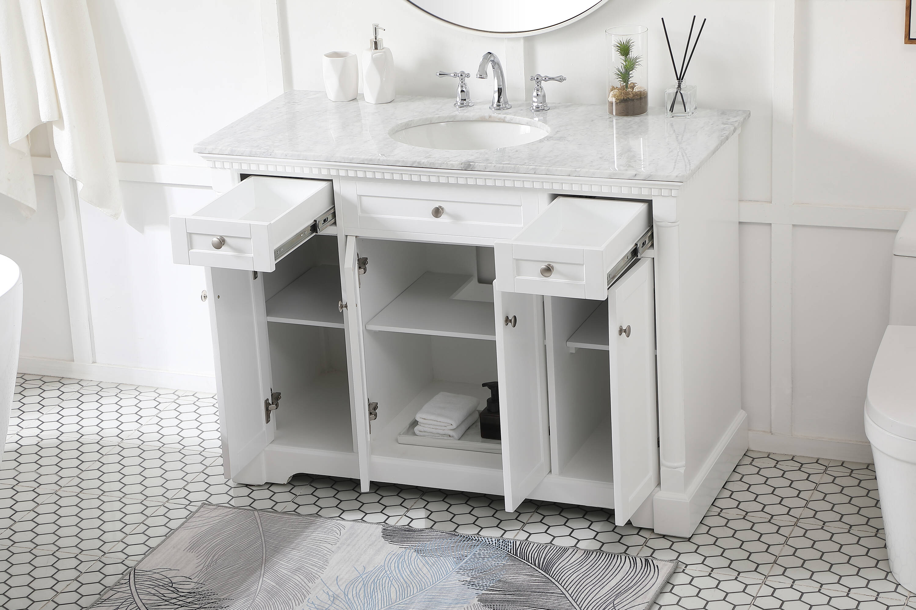 Elegant Decor HF159144WH Bath-Vanity-Combo - View #4