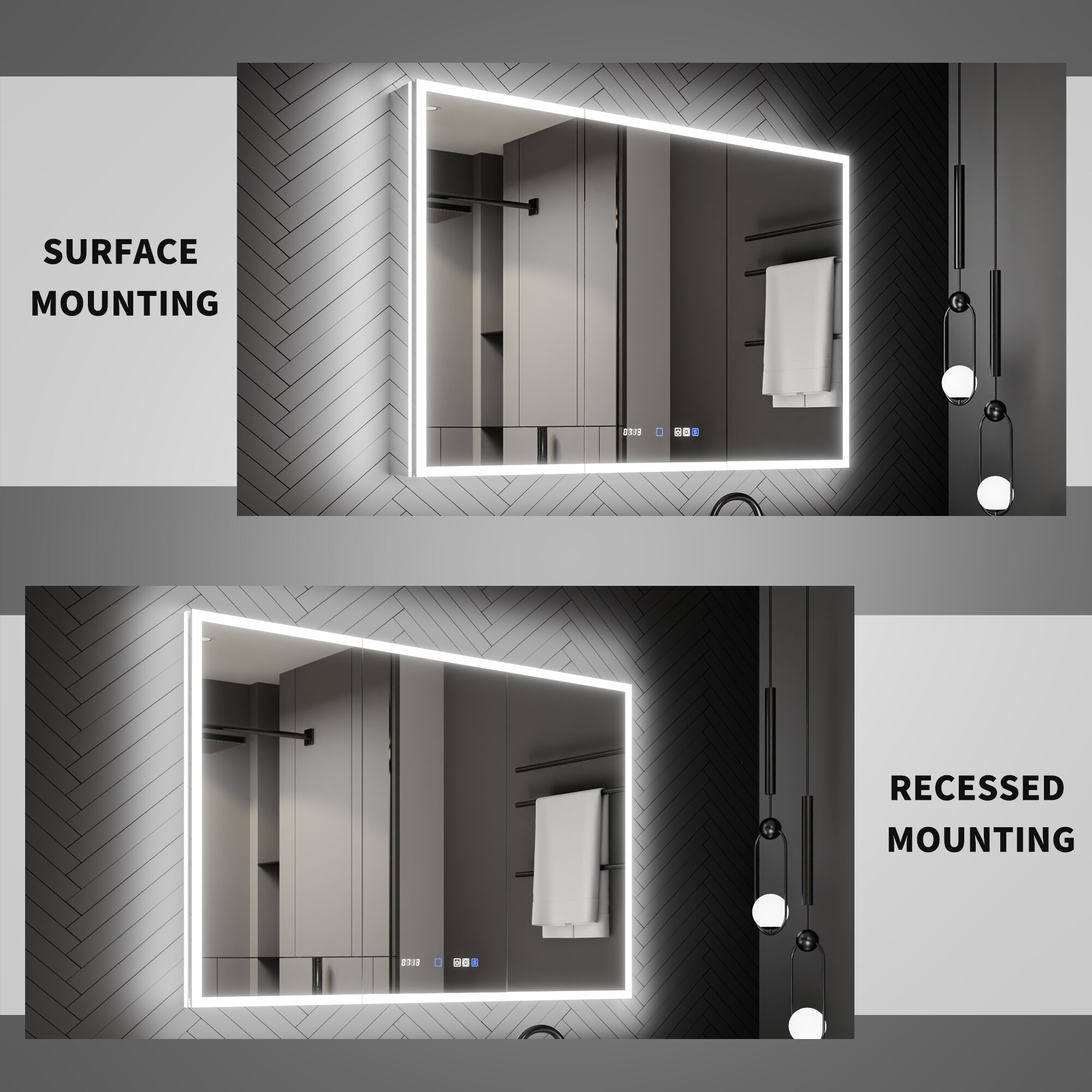 ExBrite W7MC5536 Bathroom-Medicine-Cabinets - View #10