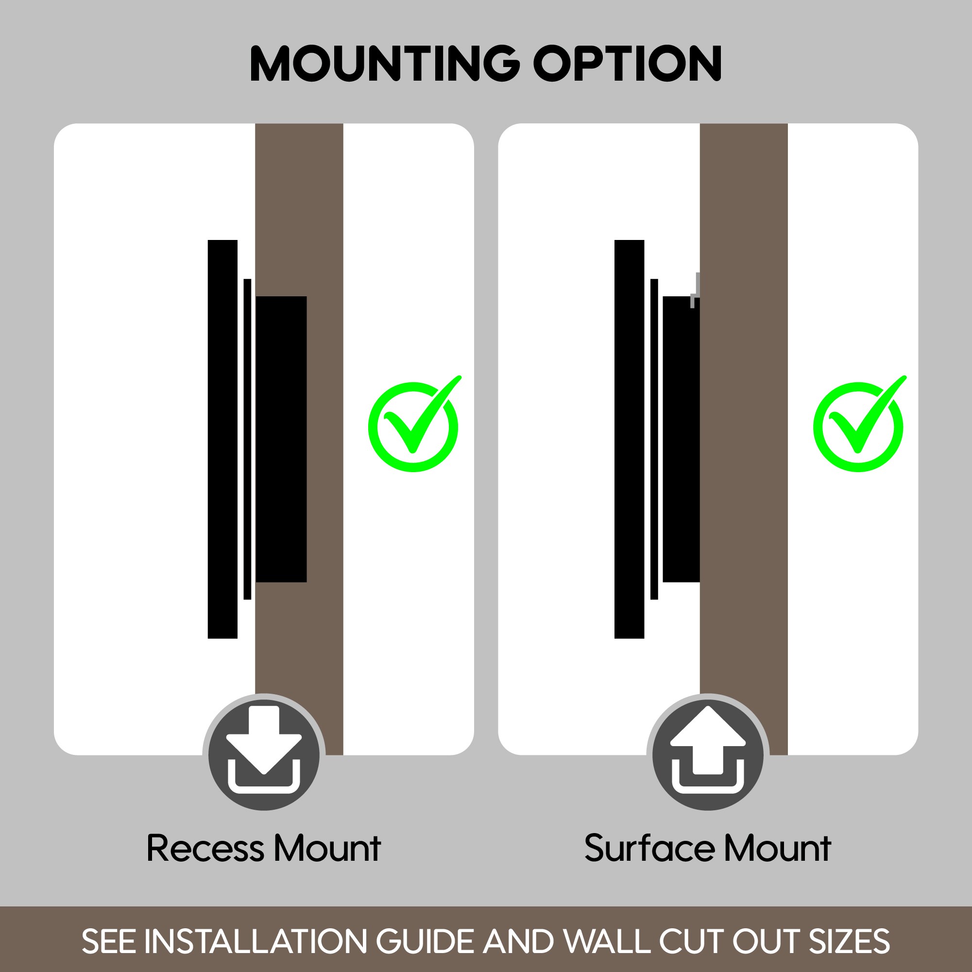 CALVON LEABCA2432 Bathroom-Medicine-Cabinets - View #5