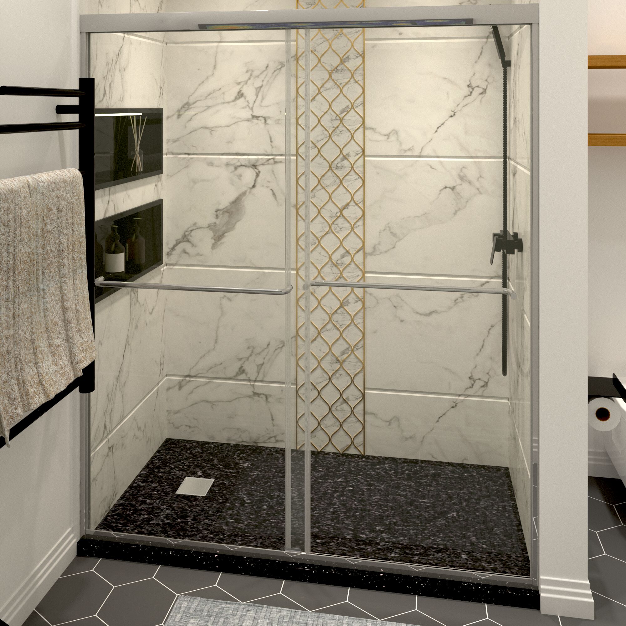 LOVMOR SF-X-W2821P195687 Shower-Doors - View #3
