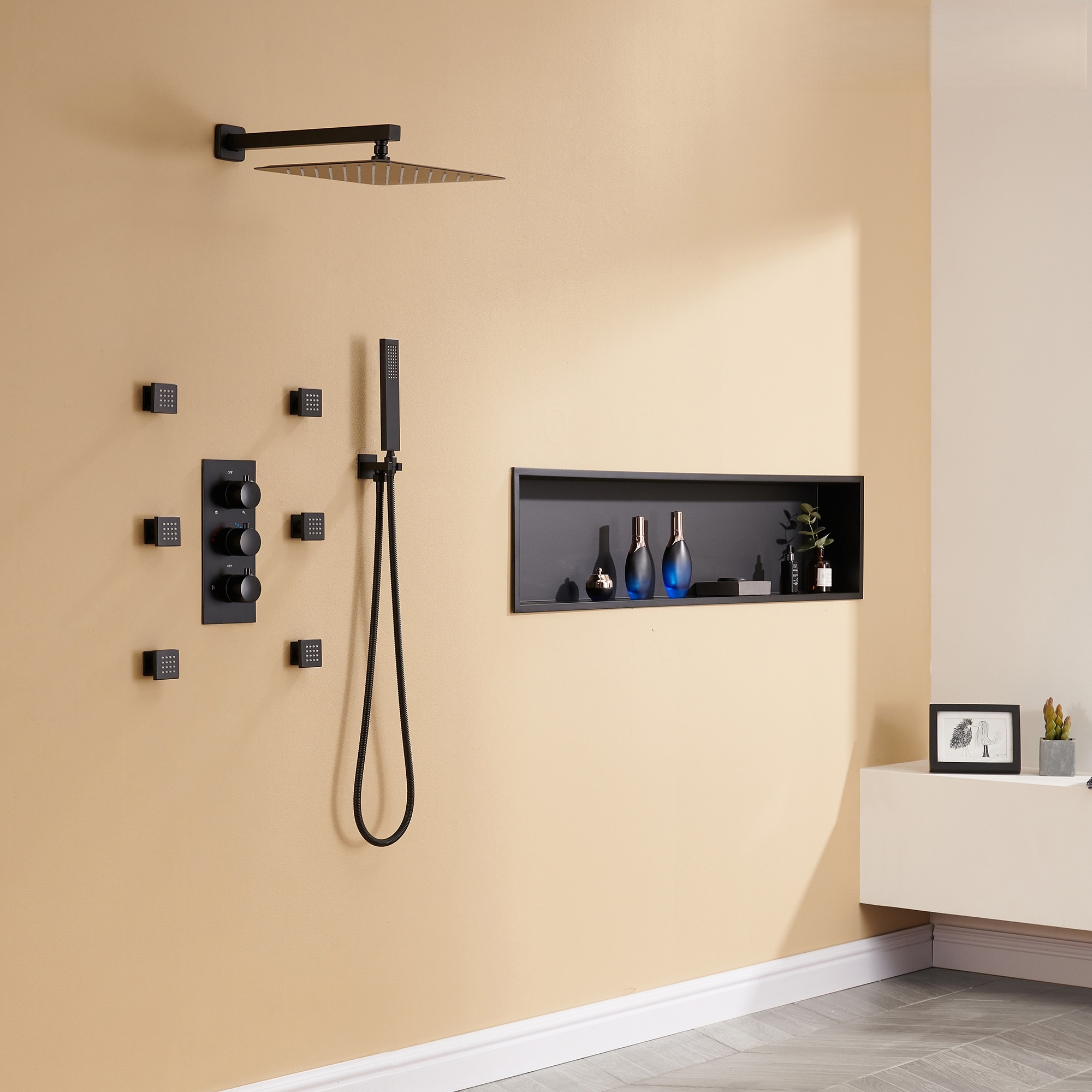 CASAINC CS6219-12CH Showerhead-Bar-Panels - View #2