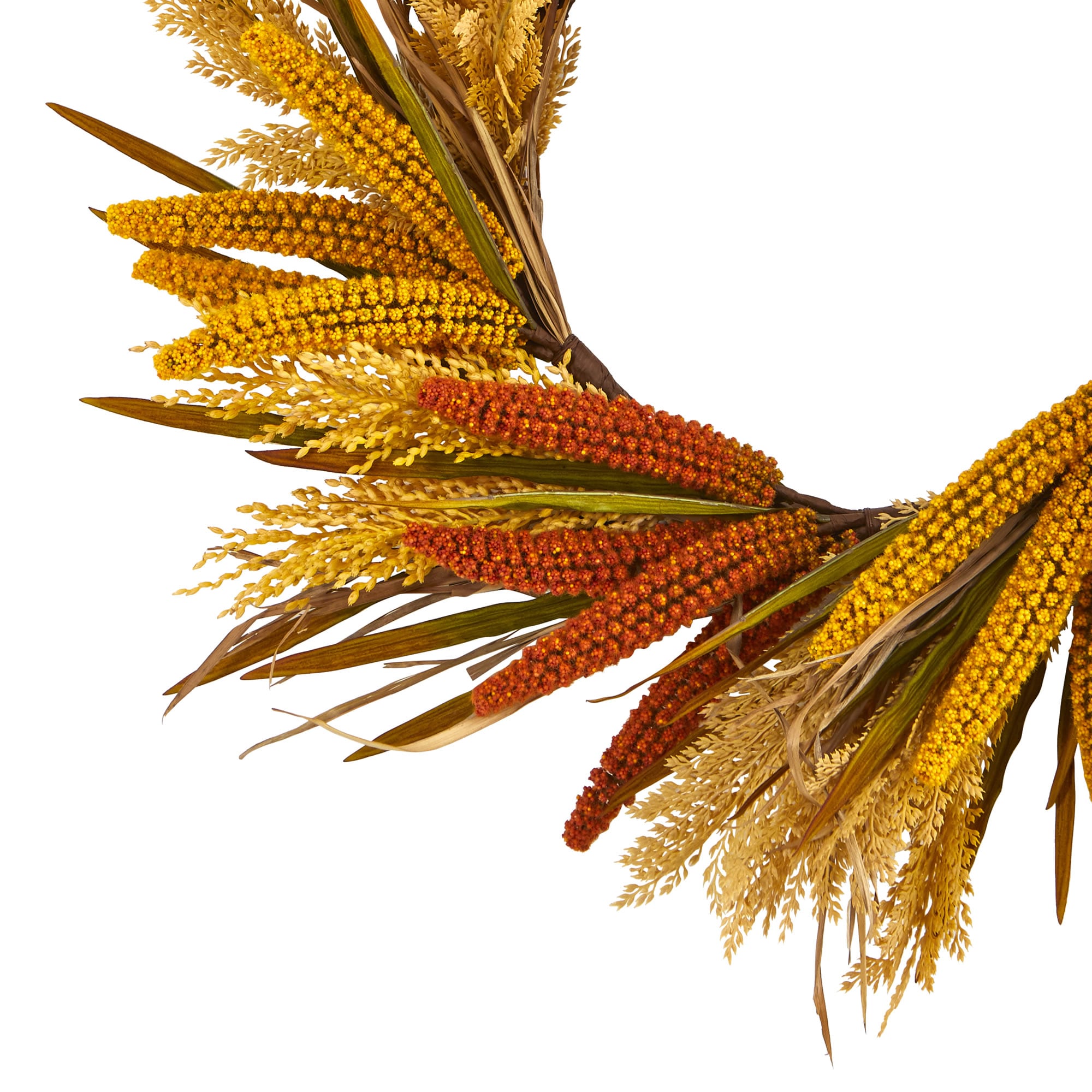 Nearly Natural 4278 Artificial-Thanksgiving-Wreaths - View #3