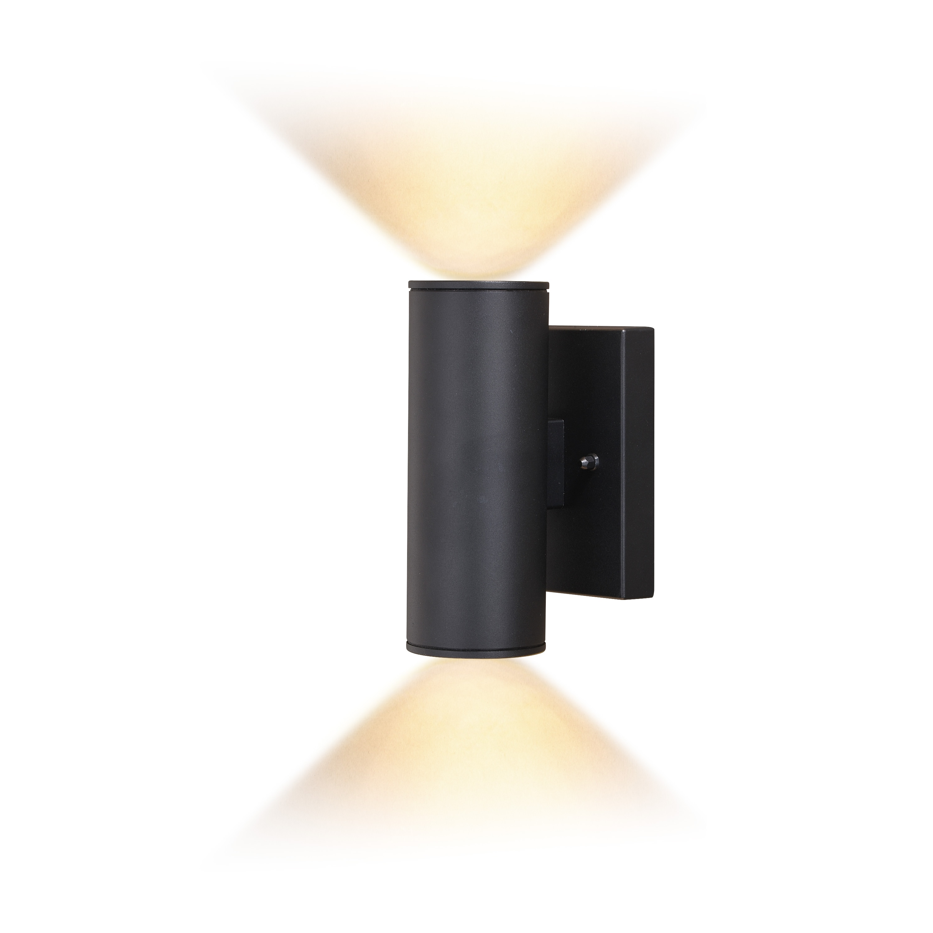 Cascadia T0551 Chiasso 8-in H Matte Black Hardwired Integrated LED Outdoor Wall Light