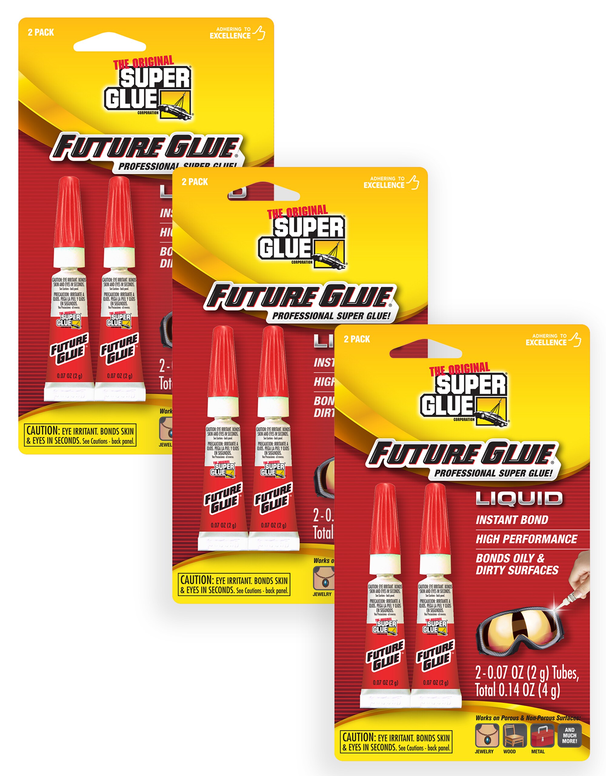 The Original Super Glue Future Glue 3-Pack 0.28-oz Gel Super Glue in the Super  Glue department at