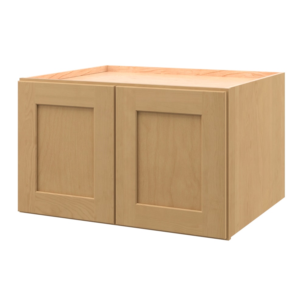 allen + roth 830IB Innsbrook 30-in W x 18-in H x 24-in D Rye Wall Fully assembled Cabinet (Flat Panel Shaker)