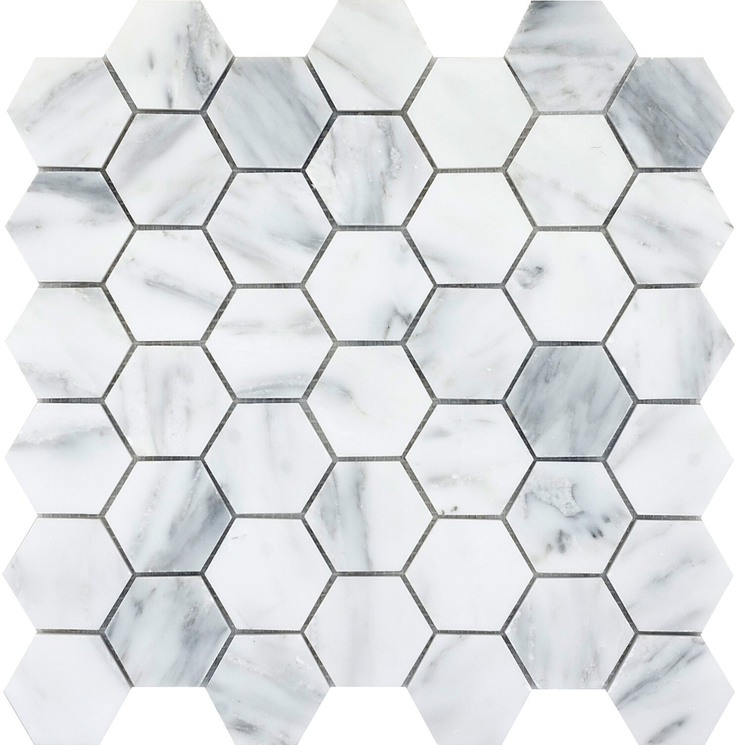 Emser WINTER FROST Winter Frost Natural Stone Marble Border Tile (12-in x 12-in)