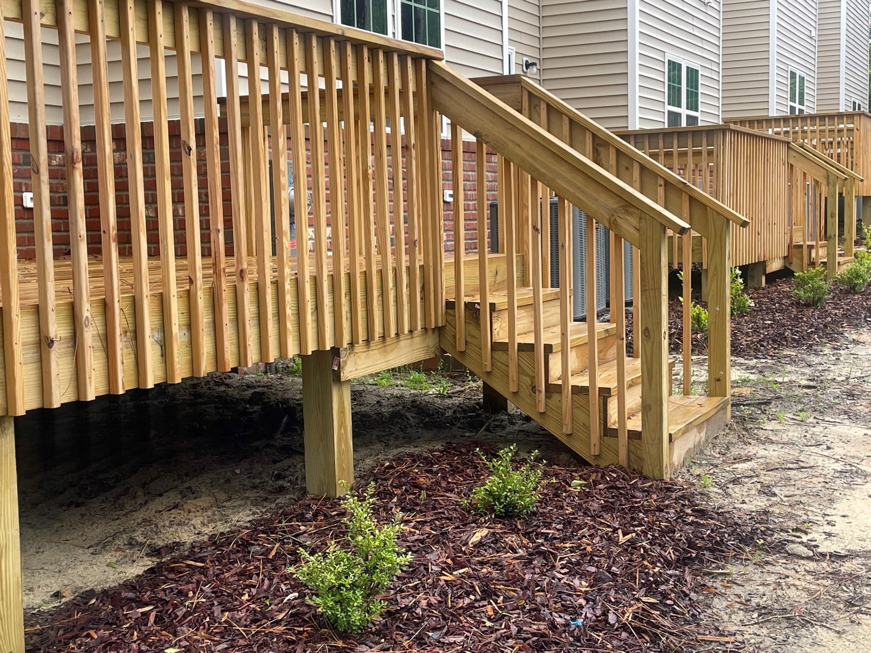 Severe Weather 4-Steps Pressure Treated Pine Wood Outdoor Stair Stringer