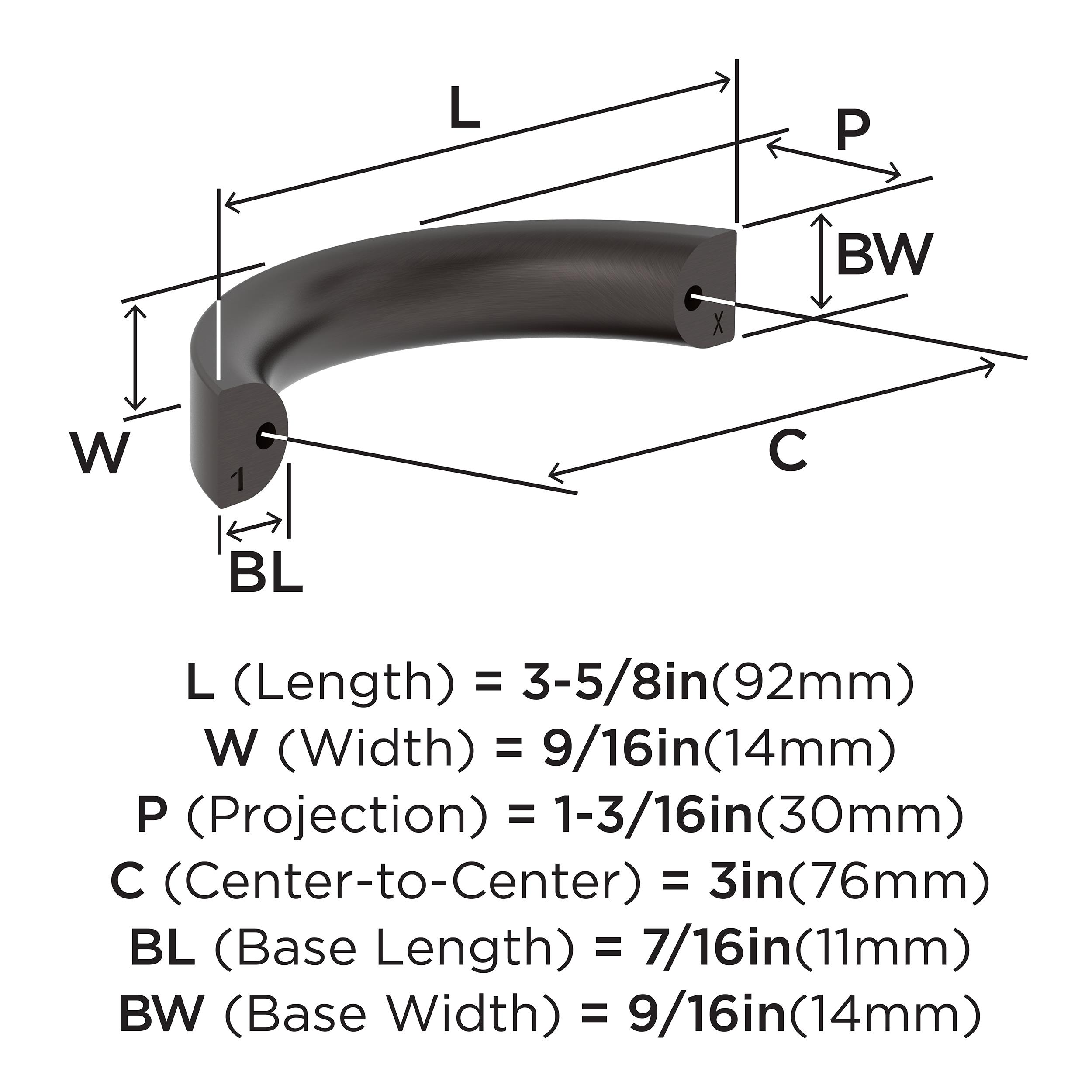Amerock 10VMP37345ORB Cabinet-Pulls - View #4