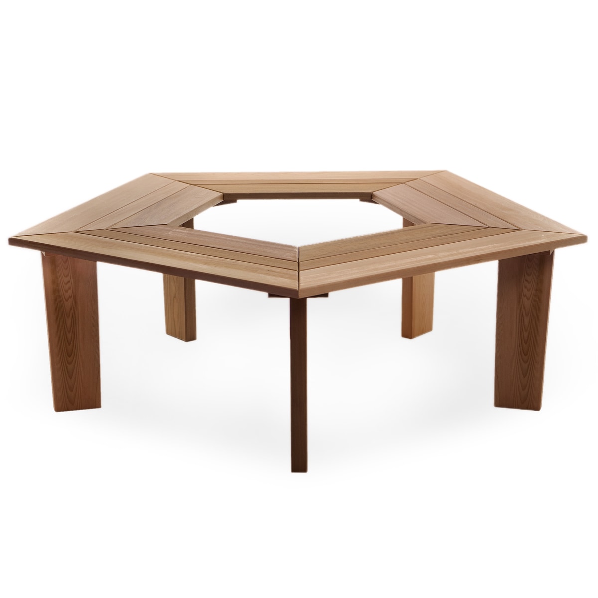 All Things Cedar TB50 52-Inches W x 18-Inches H Natural Cedar Cedar Garden Bench