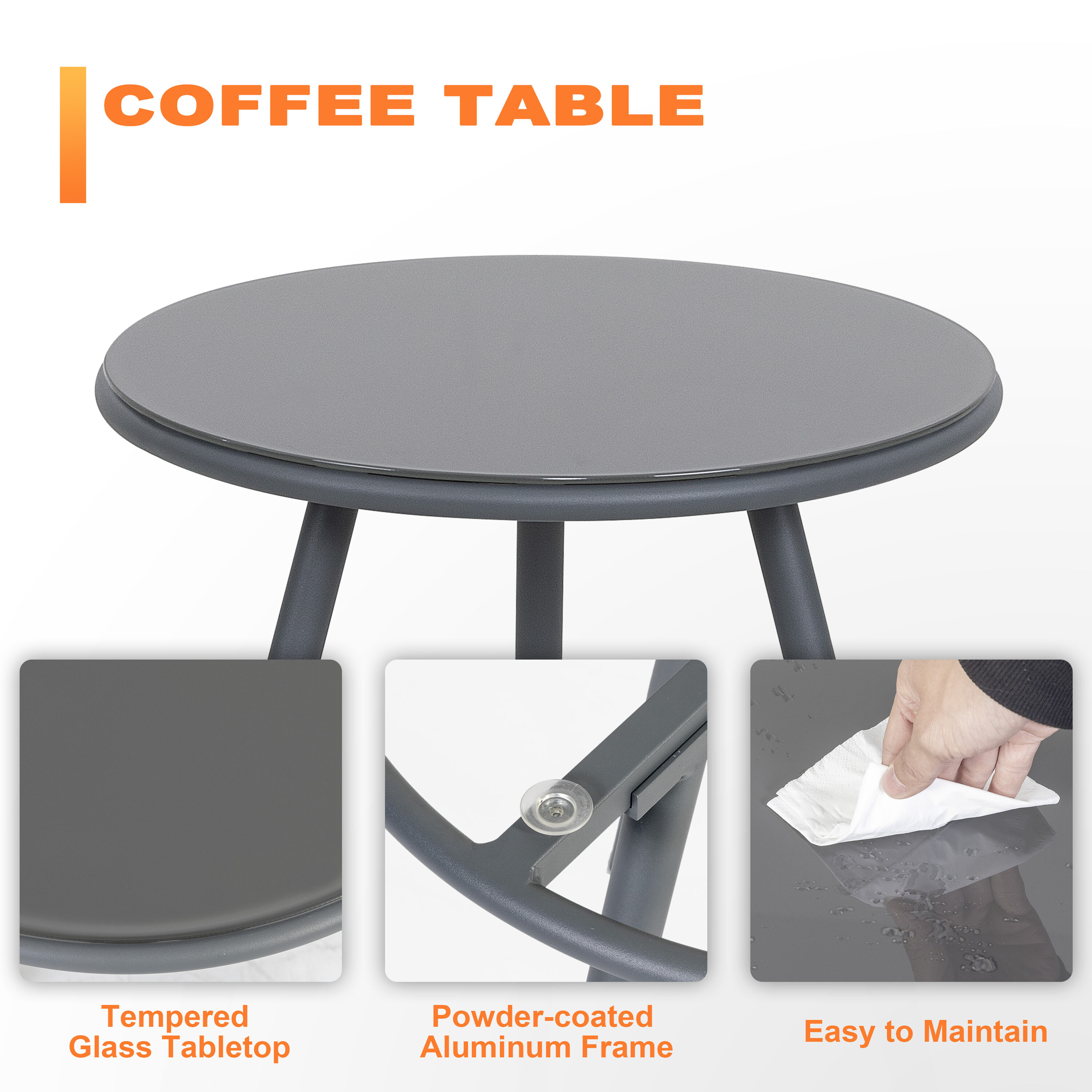 Nuu Garden SRS101-GR Patio-Dining-Sets - View #4