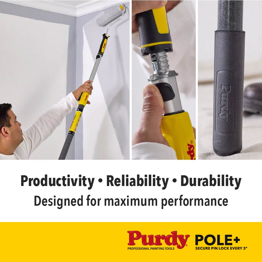 Purdy 2-ft to 4-ft Pole+ Telescoping Fiberglass Extension Pole