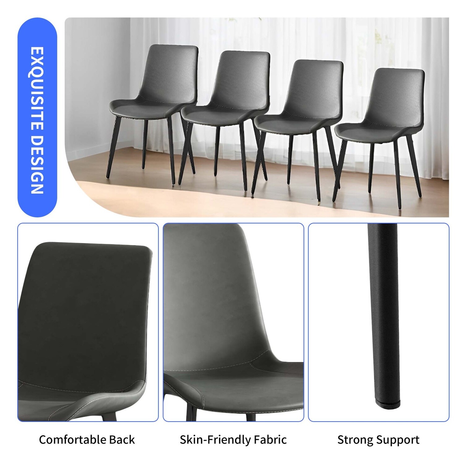SunJet YVZNM9RALYKR Dining-Chairs - View #5