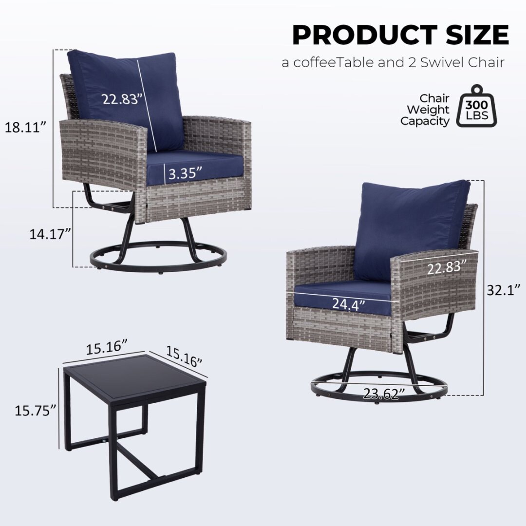 EarlGrove LS-MZBB5001GYBL Patio-Conversation-Sets - View #6