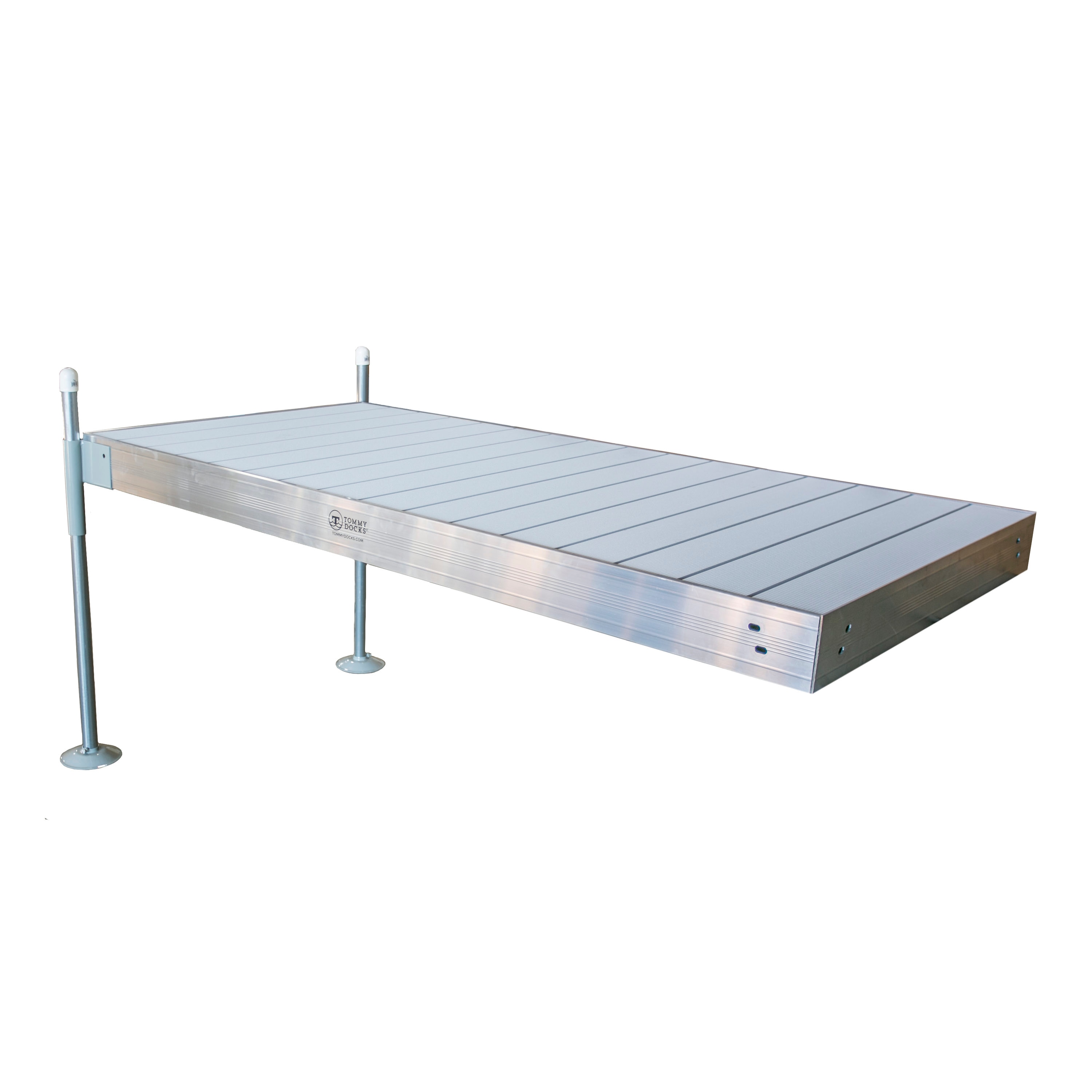 Tommy Docks 8 Ft. Aluminum Frame and Decking Complete Dock Package ...