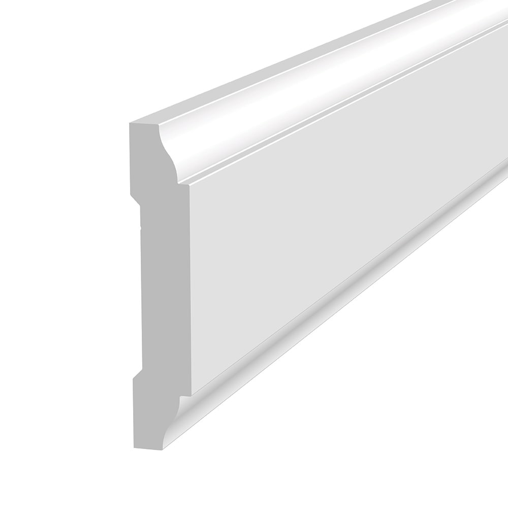 Royal Building Products 9875 3/8-in x 2-in x 8-ft Unfinished PVC 9875 Screen trim