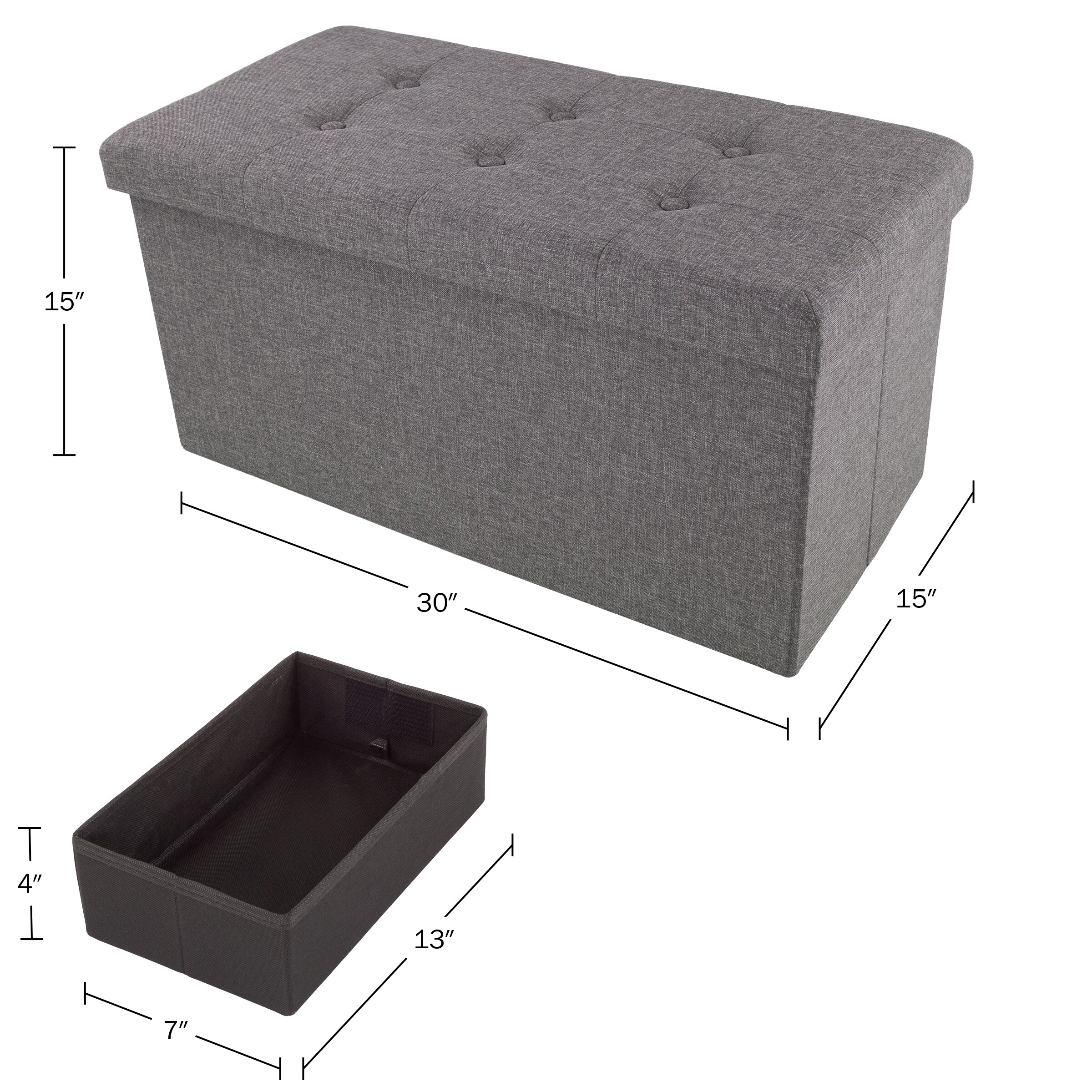 Hastings Home 414611YSR Indoor-Ottomans - View #5