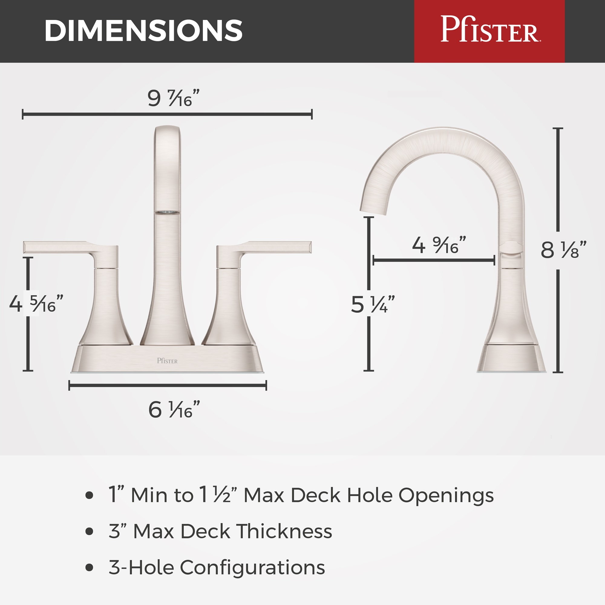 Pfister LF-048-VRIGS Lavatory-Faucets - View #5