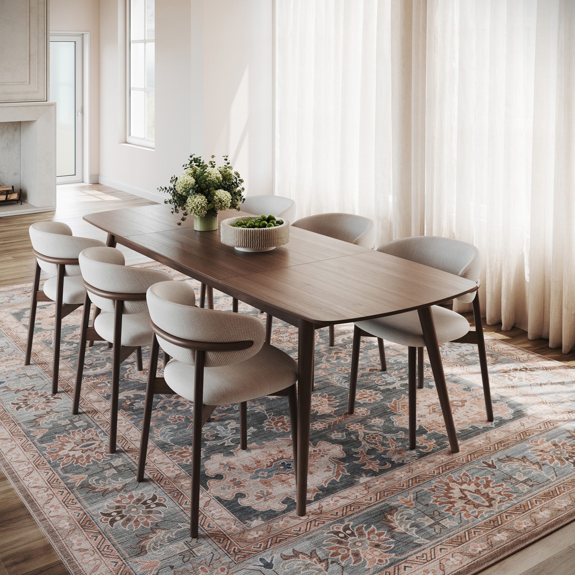 nuLOOM 200HJSP19A-203 Lioraelle Traditional Washable Area Rug