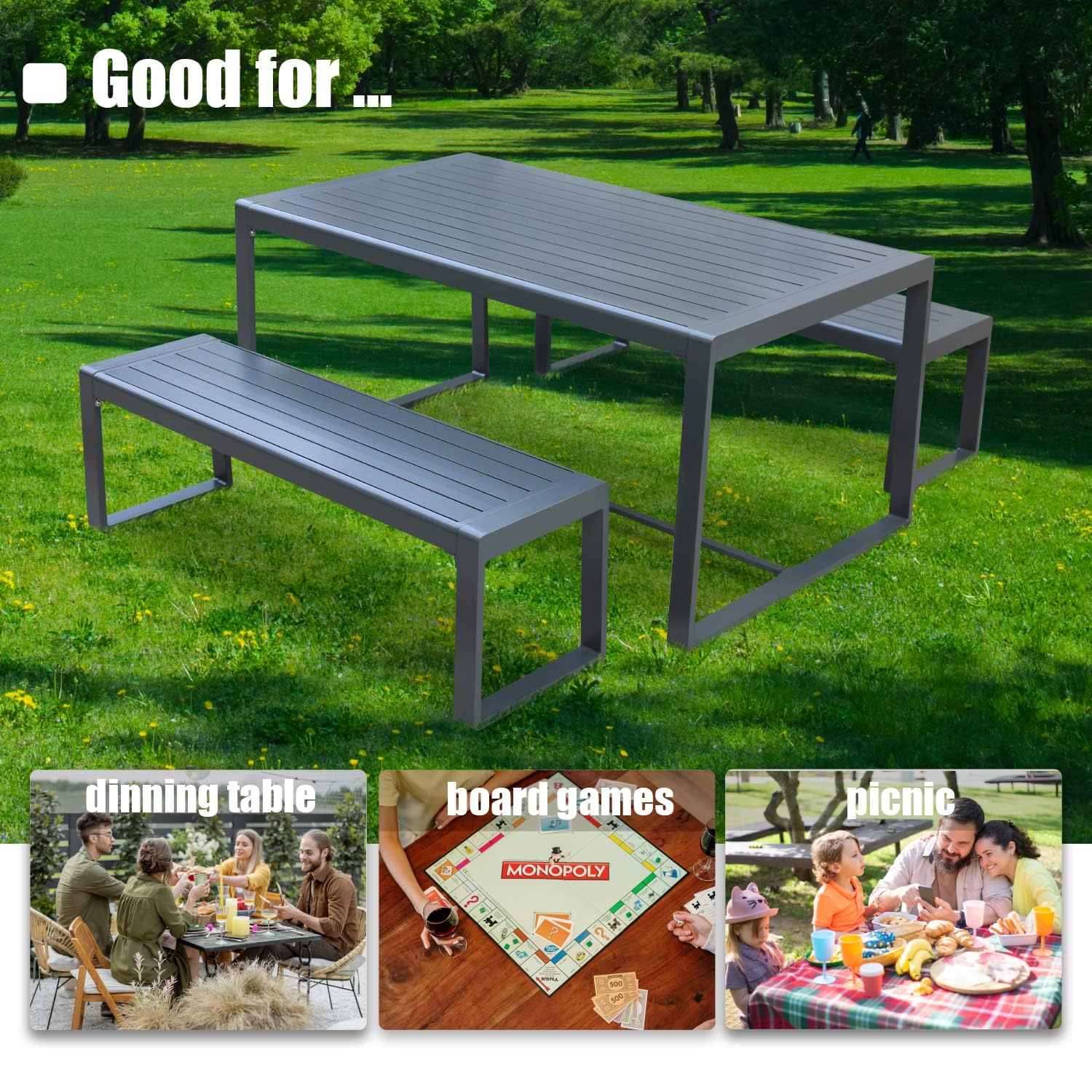 Aoodor A169-PCKCK Patio-Tables - View #3