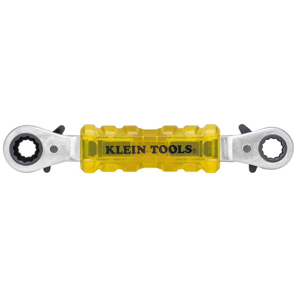 Klein Tools KT223X4INS Lineman's Insulating 4-in-1 Box Wrench