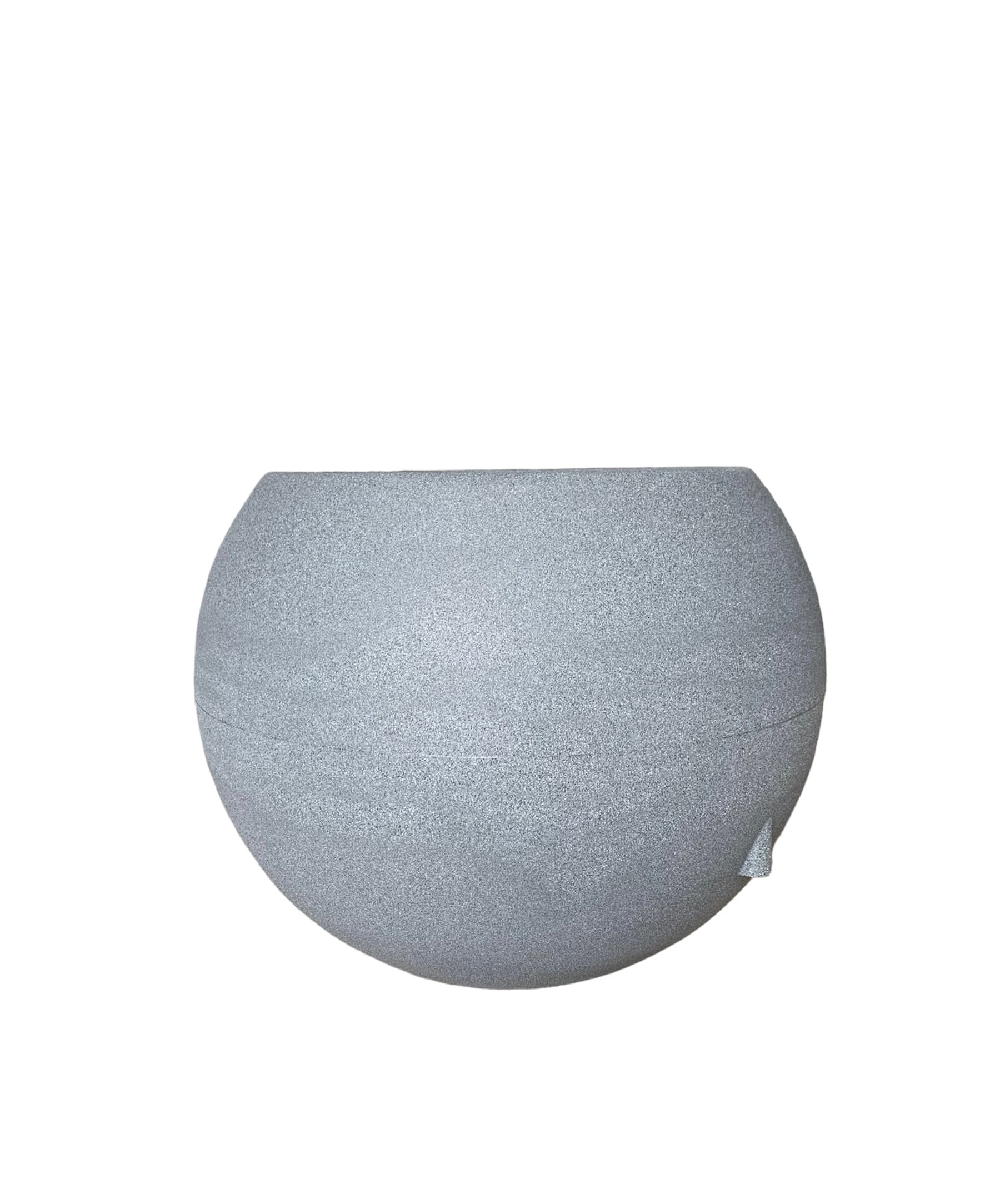 Color and Sabor Mediterano BO22GRA 21.5-in W x 21.5-in H x Gray Plastic Indoor/Outdoor with Self Watering Planter