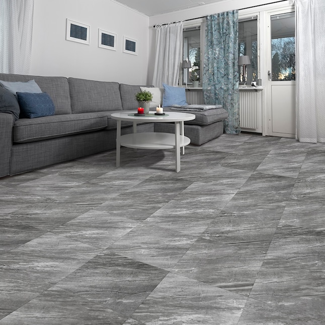Perfection Floor Tile Gemstone Collection Border Opal/Satin 20-in x 20-in Water Resistant Interlocking Luxury Flooring (16.7-sq ft) Perfection Floor Tile Gemstone Collection Border Opal/Satin 20-in x 20-in Water Resistant Interlocking Luxury Flooring (16.7-sq ft)