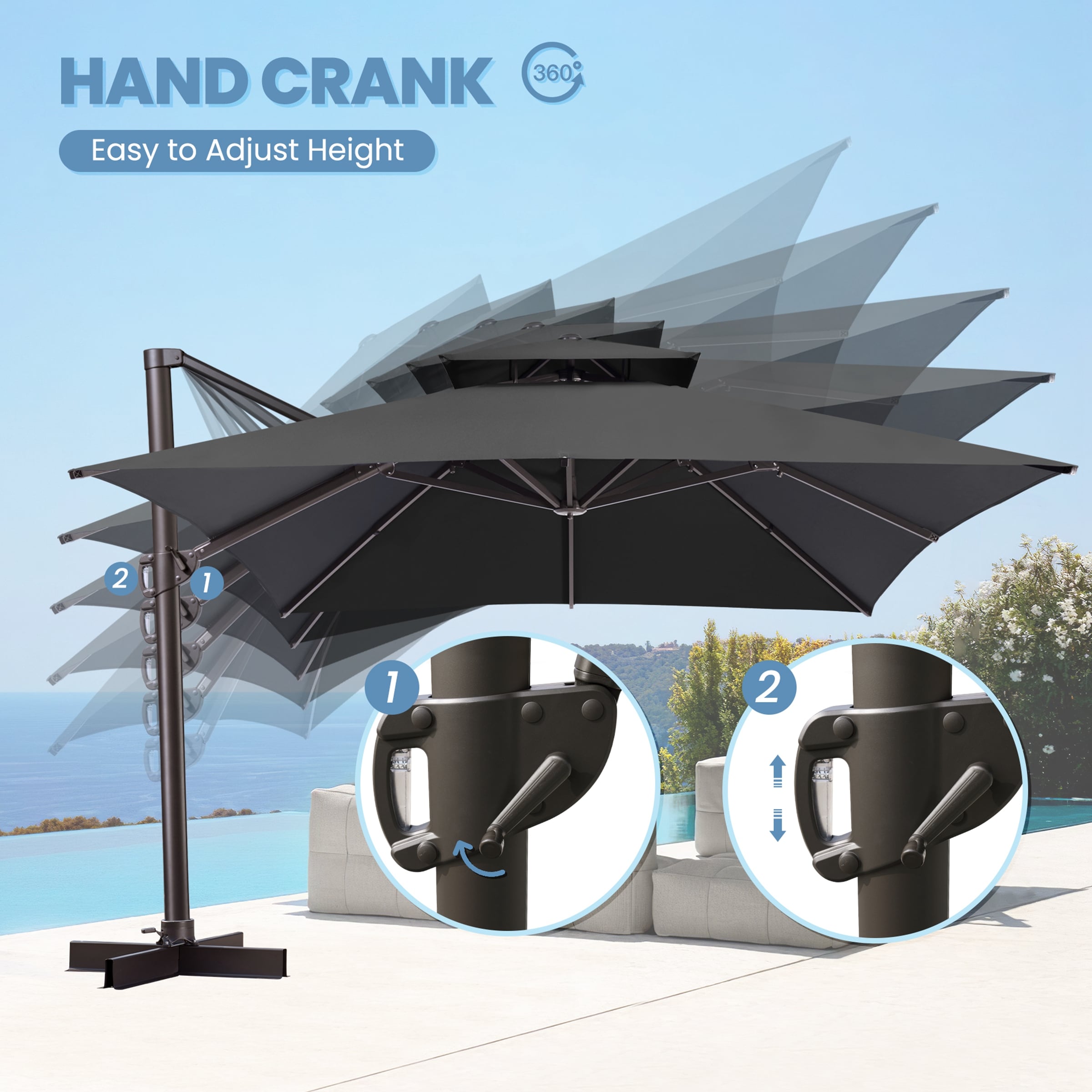 Crestlive Products CL-PU056BLK Umbrellas-2 - View #4