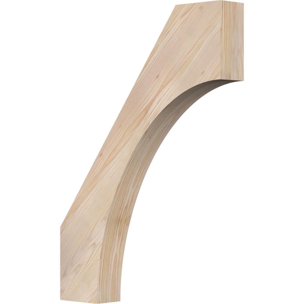 Ekena Millwork BRC04X22X30WTL00SDF 3-1/2-in x 22-in x 30-in Douglas Fir Unfinished Wood Westlake smooth