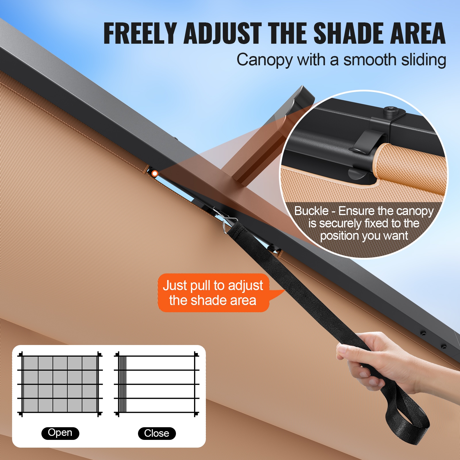 VEVOR SCPDSSLPKSSR07116V0 Pergolas-2 - View #4