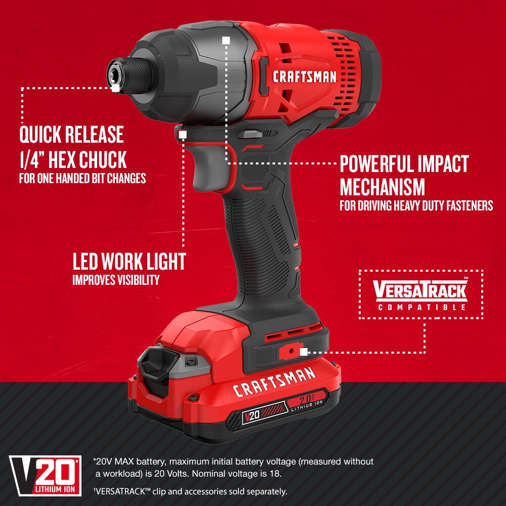 CRAFTSMAN CMCF800C2CMAF1333 Cordless-Impact-Drivers - View #3