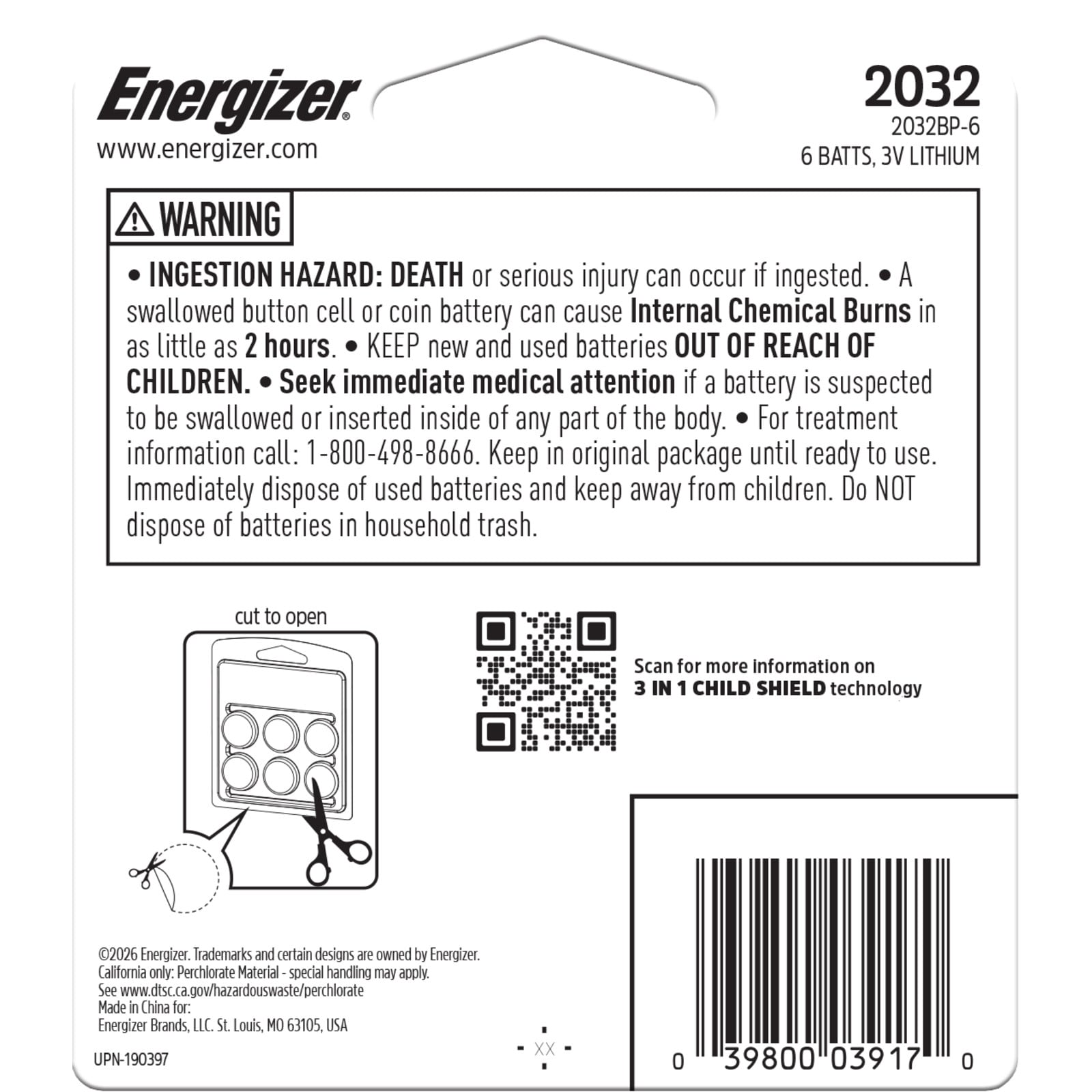 Energizer 2032BP-6 Coin-Button-Batteries - View #9